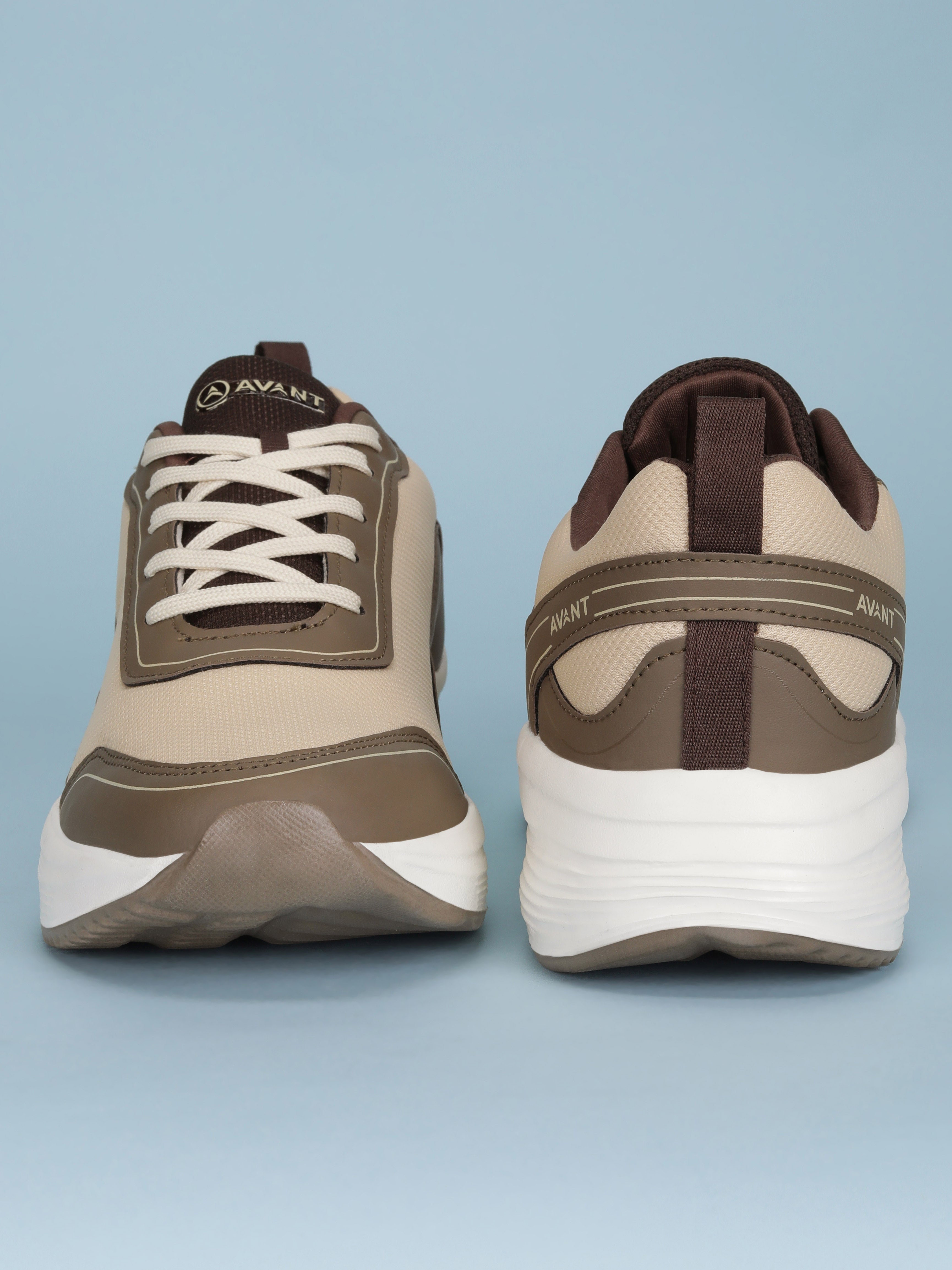 Avant Men's SoleEase Walking Shoes - Brown/Beige