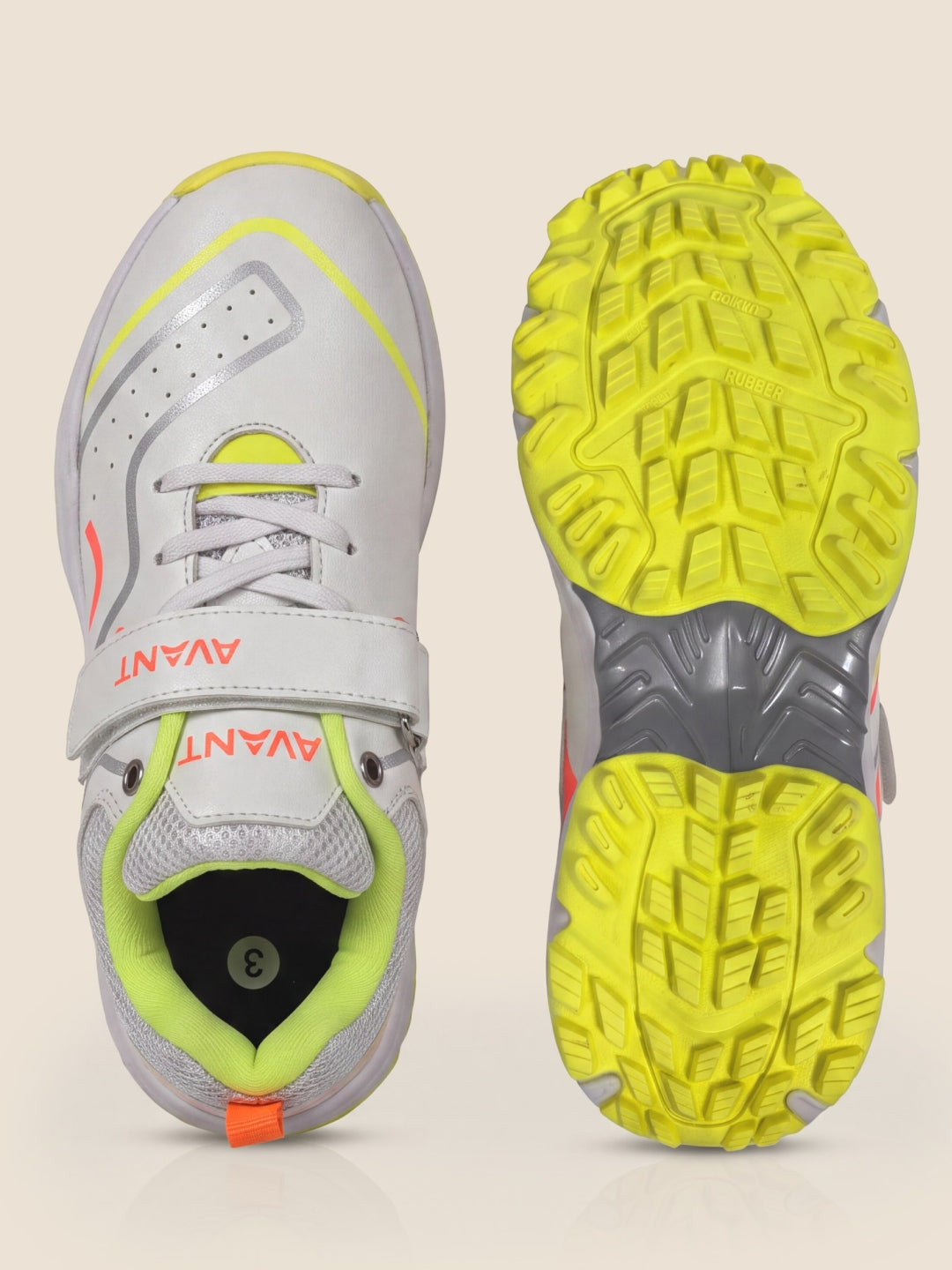 Avant Kids Impact Cricket Shoes - White