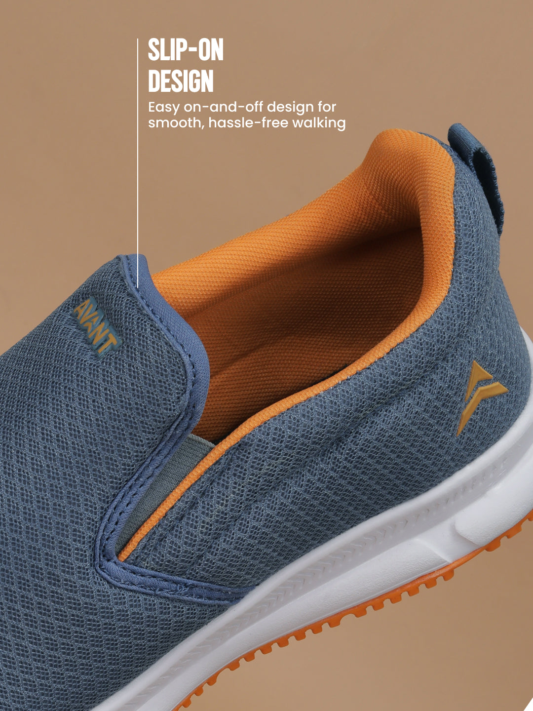 Avant Men's StrideOn Slip-On Walking Shoes - Blue