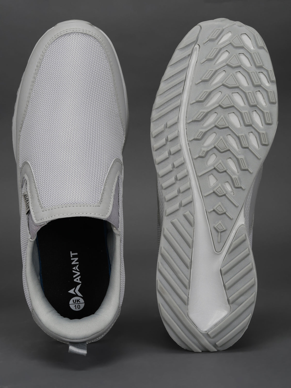 Avant Men's FlexiGlide Slip-On Walking Shoes - Grey
