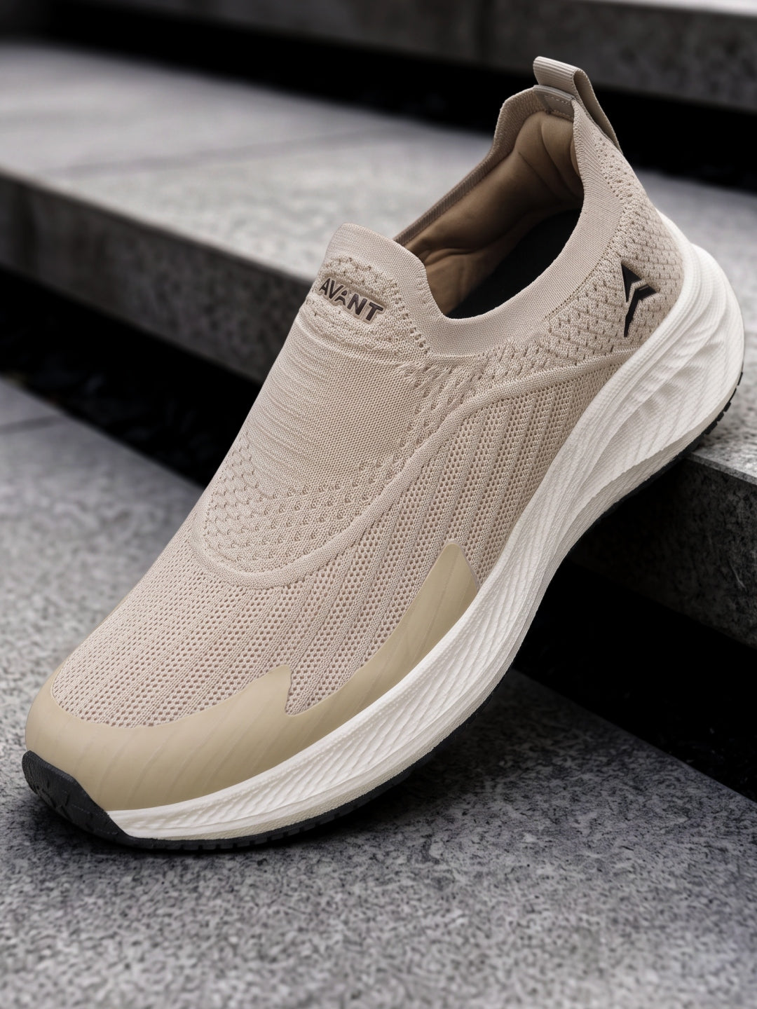 Avant Men's LiteStep Slip-On Walking Shoes - Beige