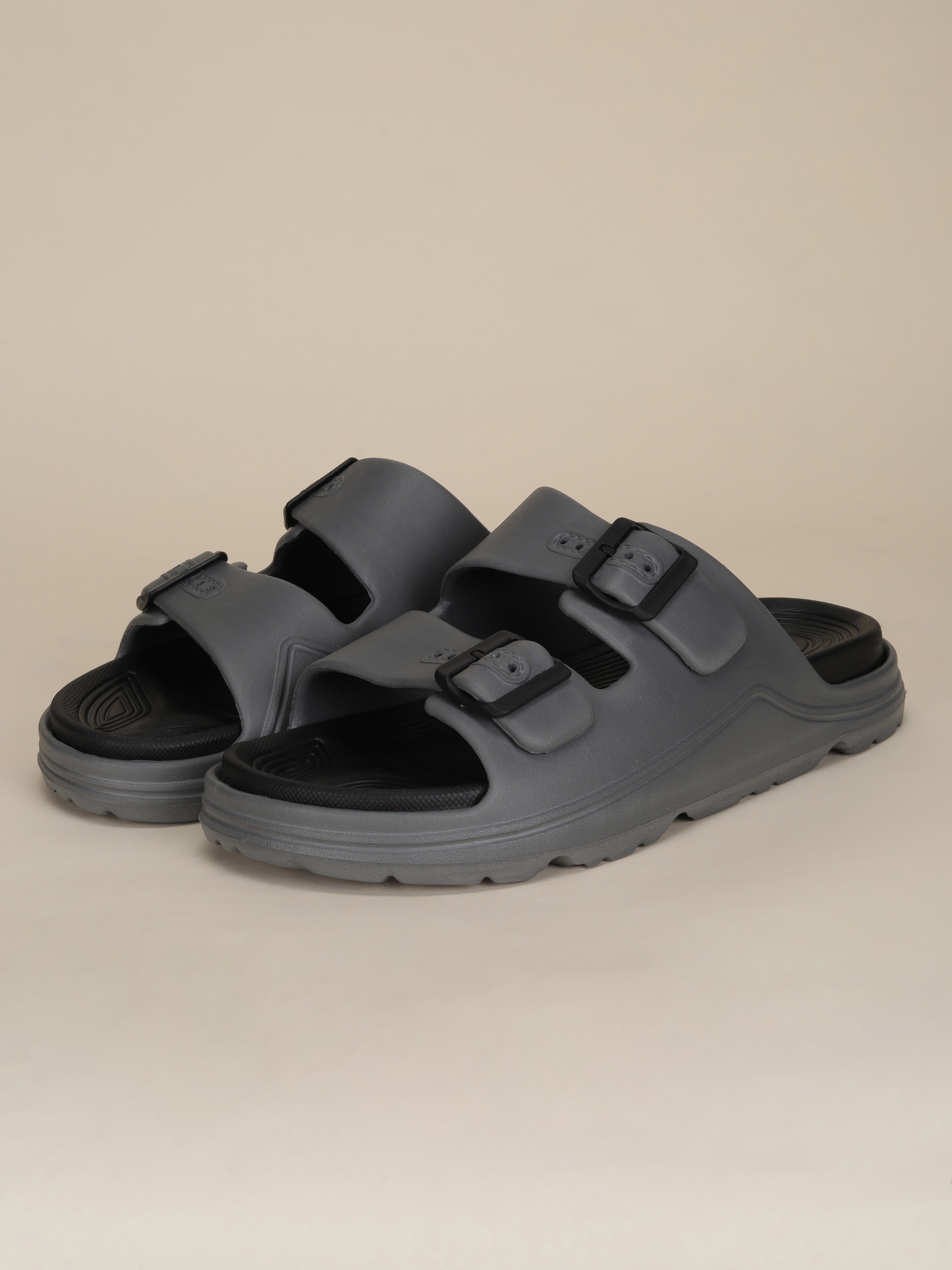 Avant Men's BuckleStride Sliders - Grey