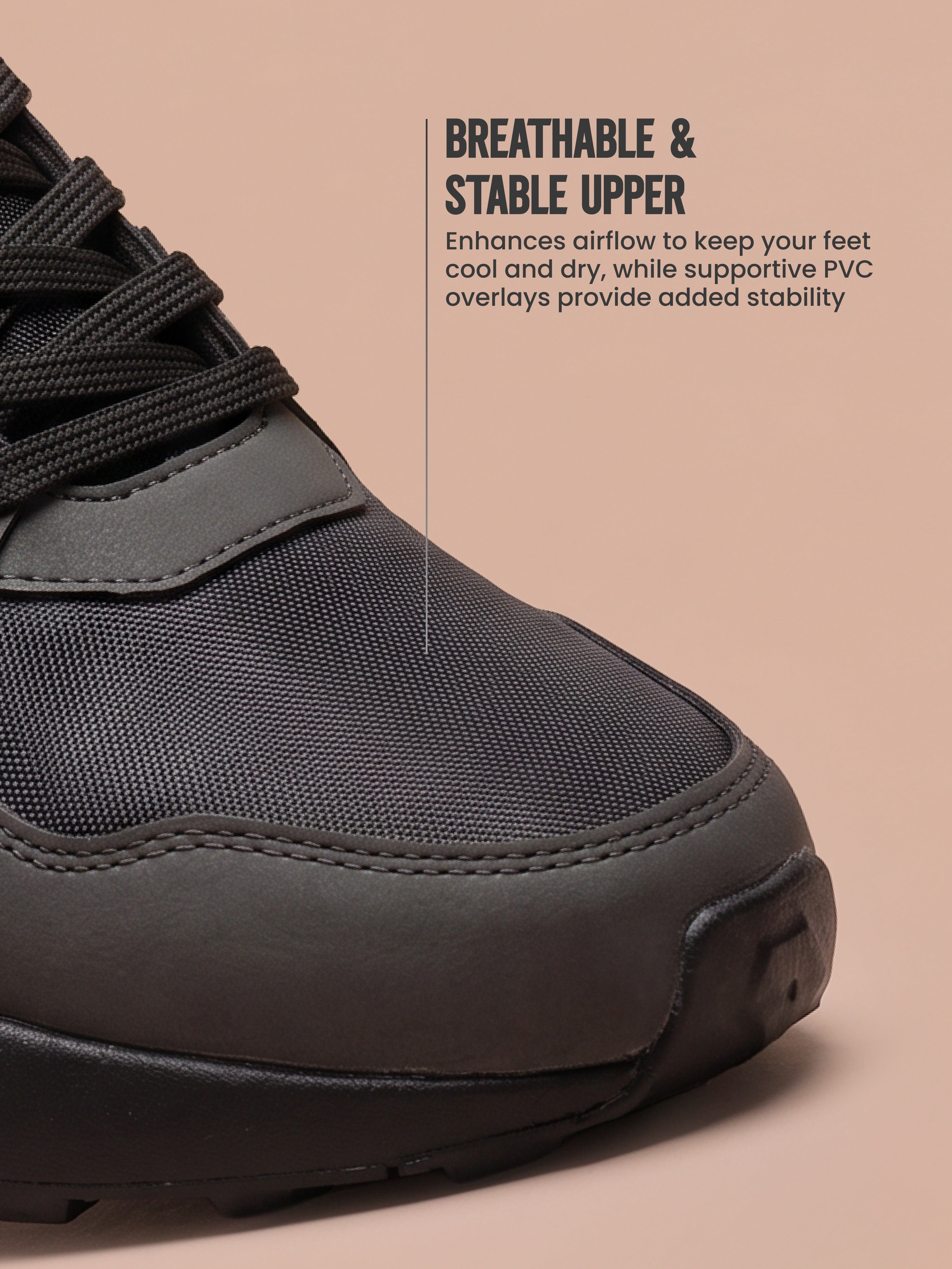 Avant Men's MotionGrid Running Shoes - Black