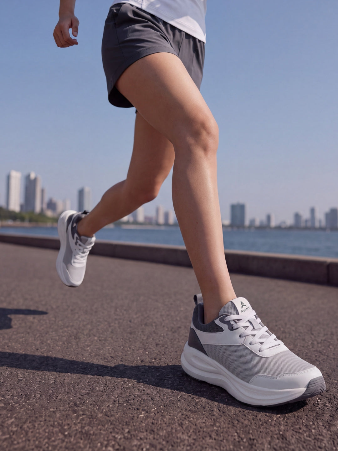 Avant Women's Cloud Stride Running Shoes - Lt.Grey