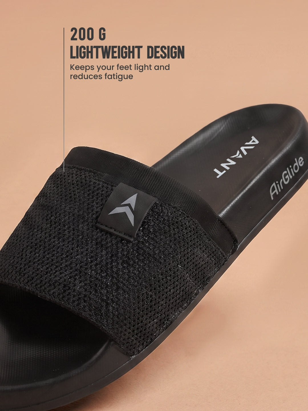 Avant Men's FlowKnit Sliders - Black