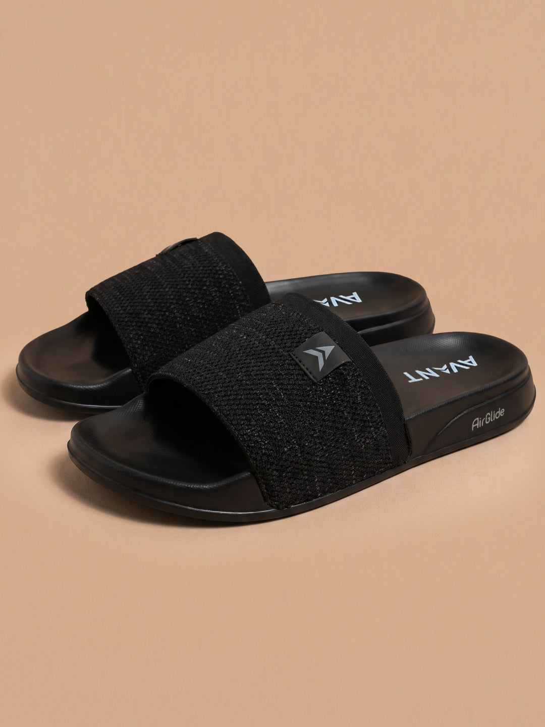 Avant Men's FlowKnit Sliders - Black