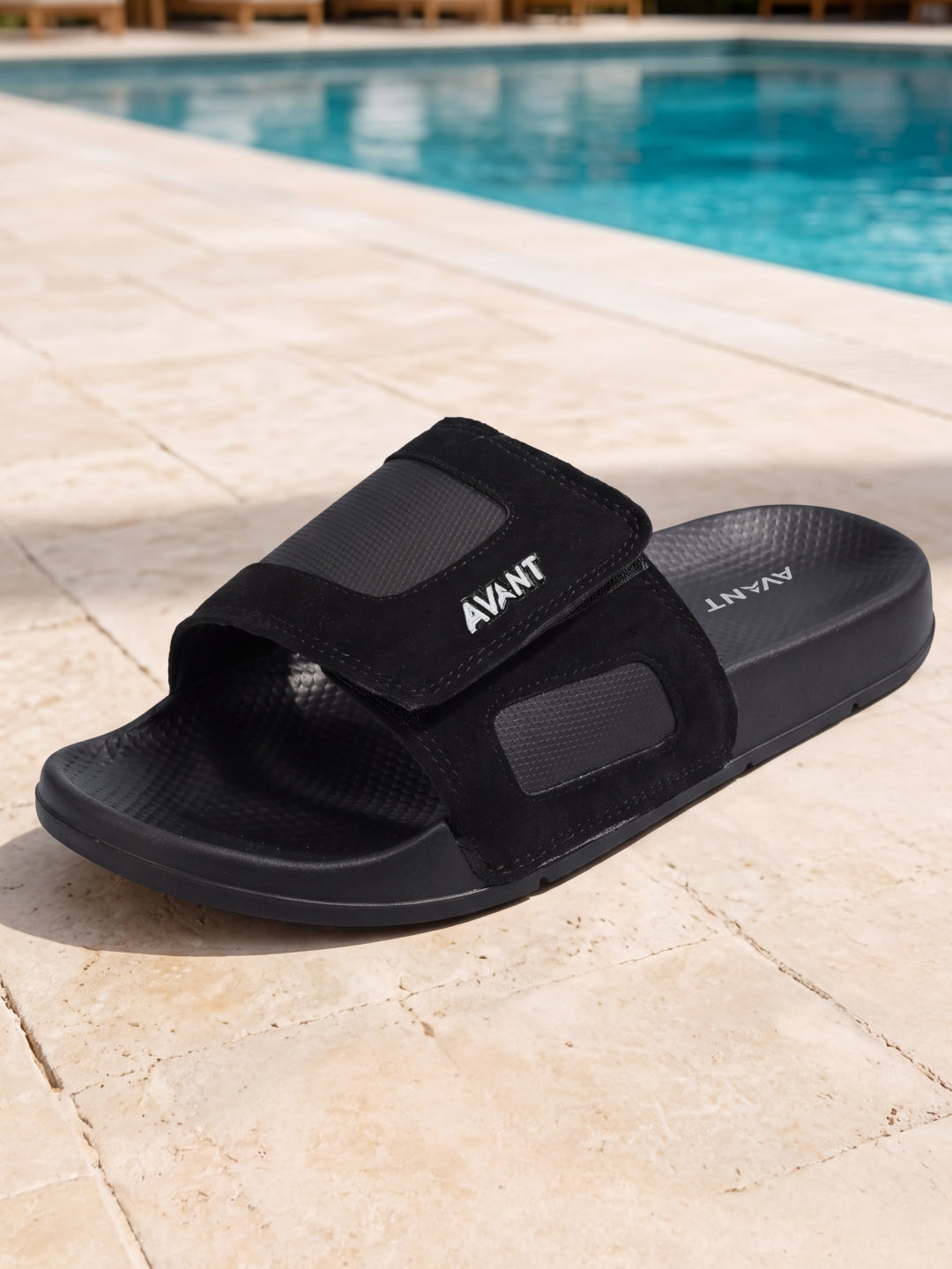 Avant Men's Unwind Sliders - Black