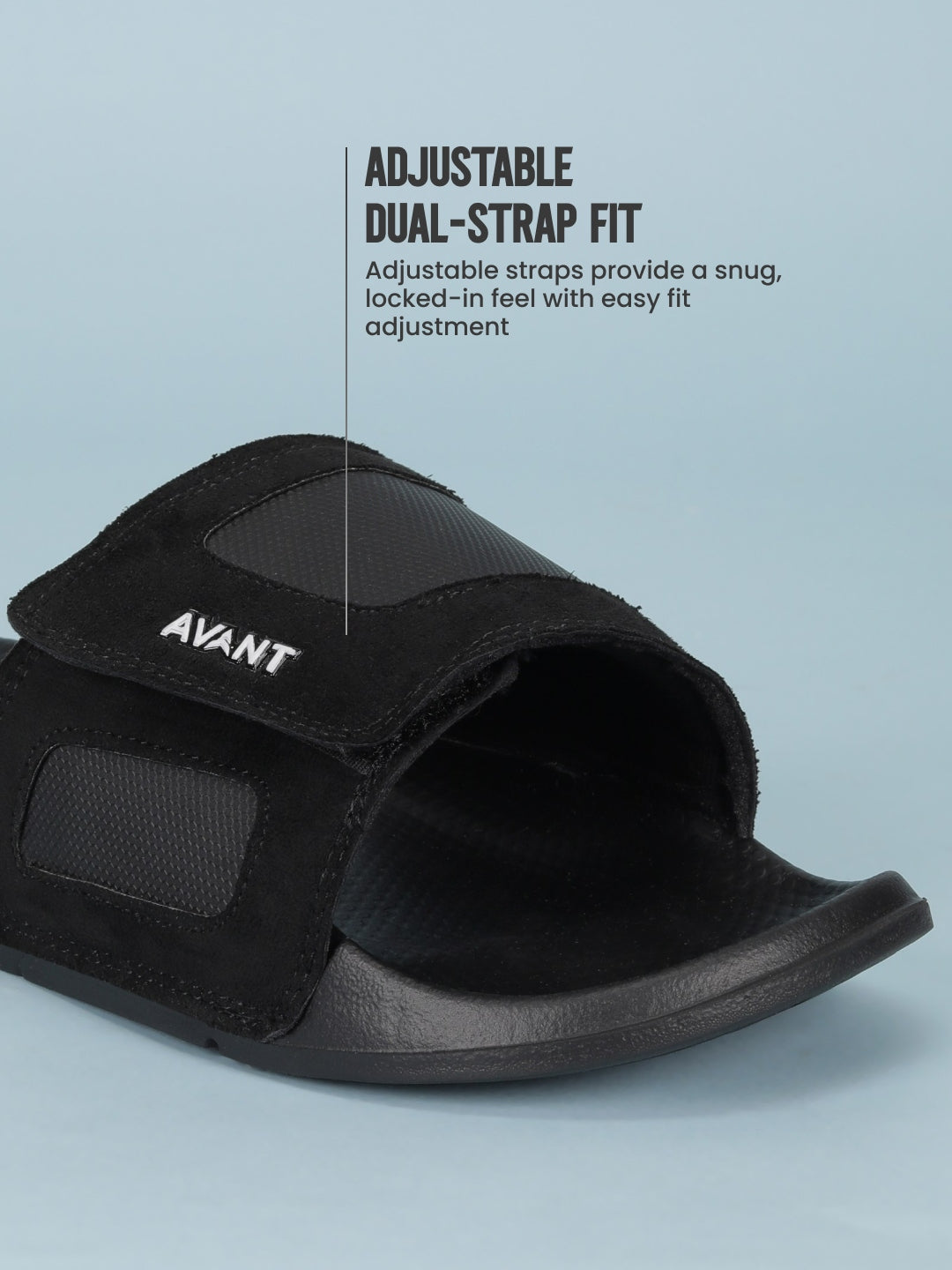 Avant Men's Unwind Sliders - Black