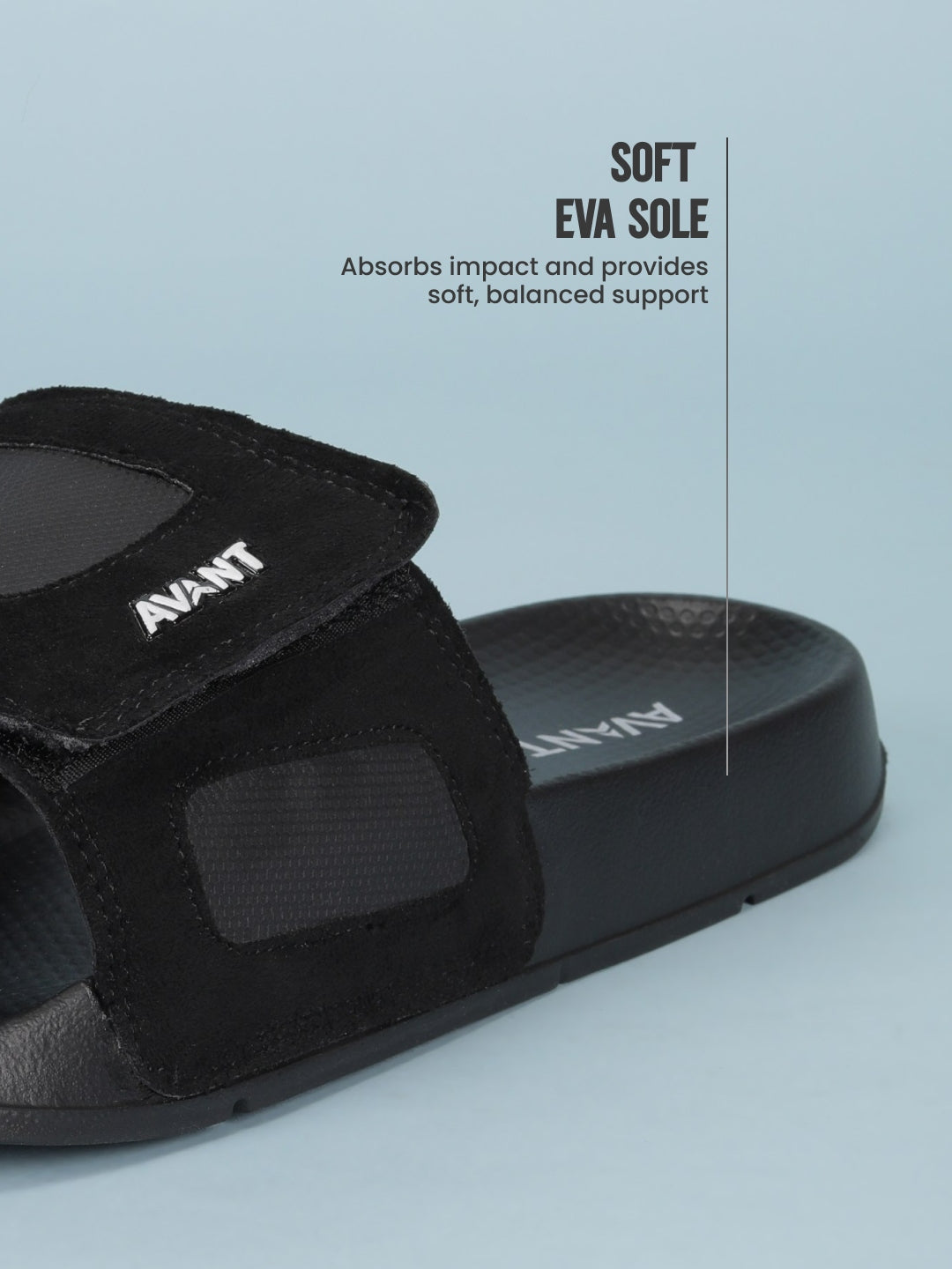 Avant Men's Unwind Sliders - Black