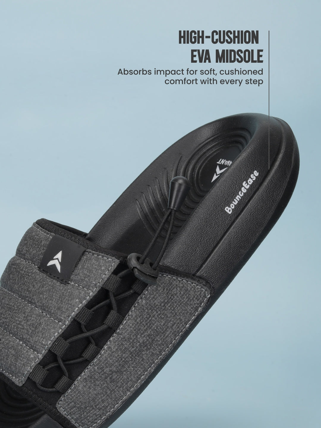 Avant Men's Lento Sliders - D.Grey