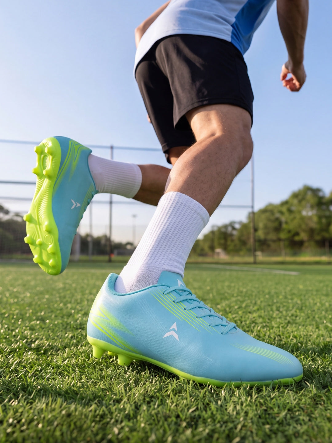 Avant Men's ControlEdge Football Shoes - Sky Blue