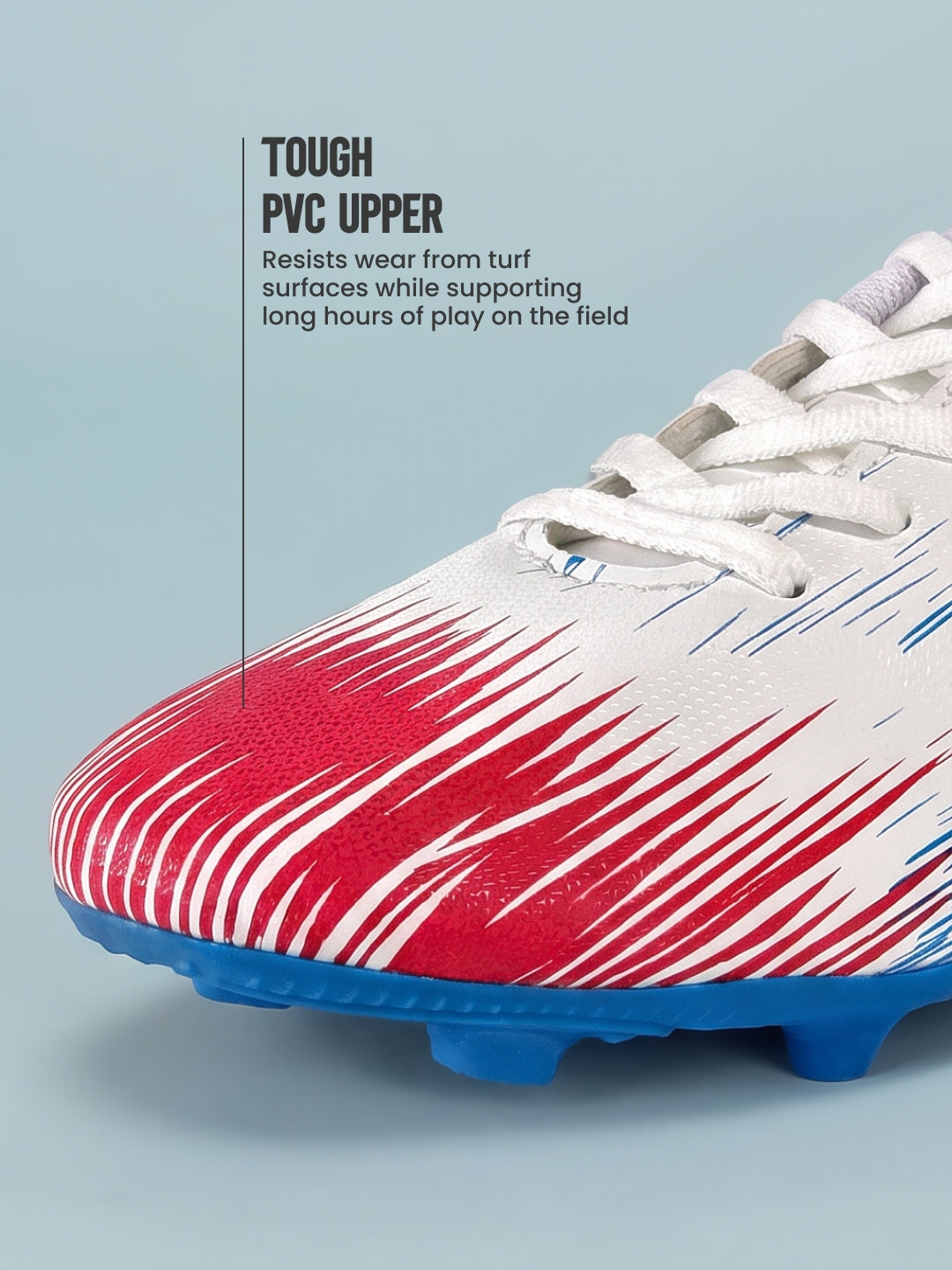 Avant Men's PrimeStrike Football Shoes - White/Red