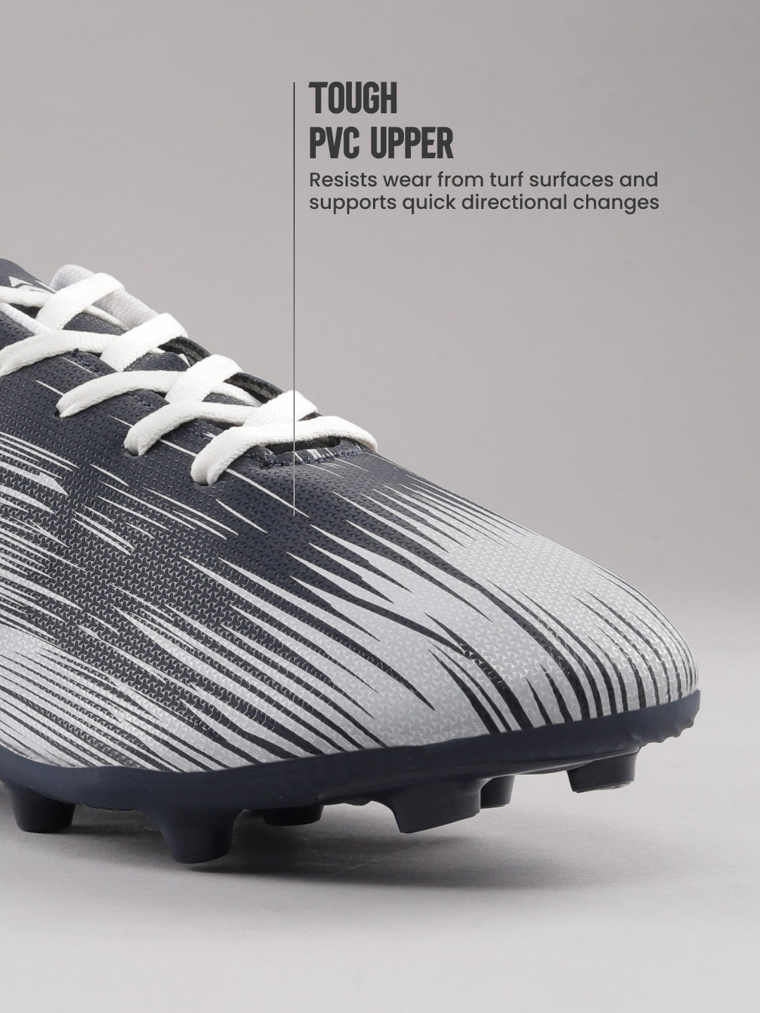 Avant Men's PrimeStrike Football Shoes - White/Navy