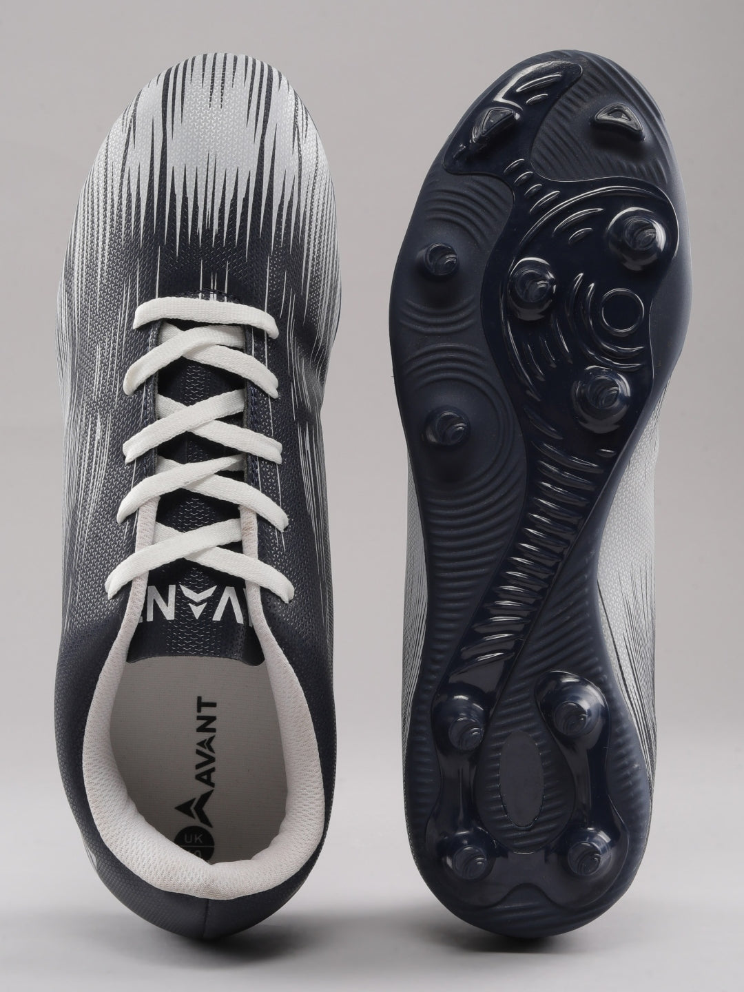 Avant Men's PrimeStrike Football Shoes - White/Navy