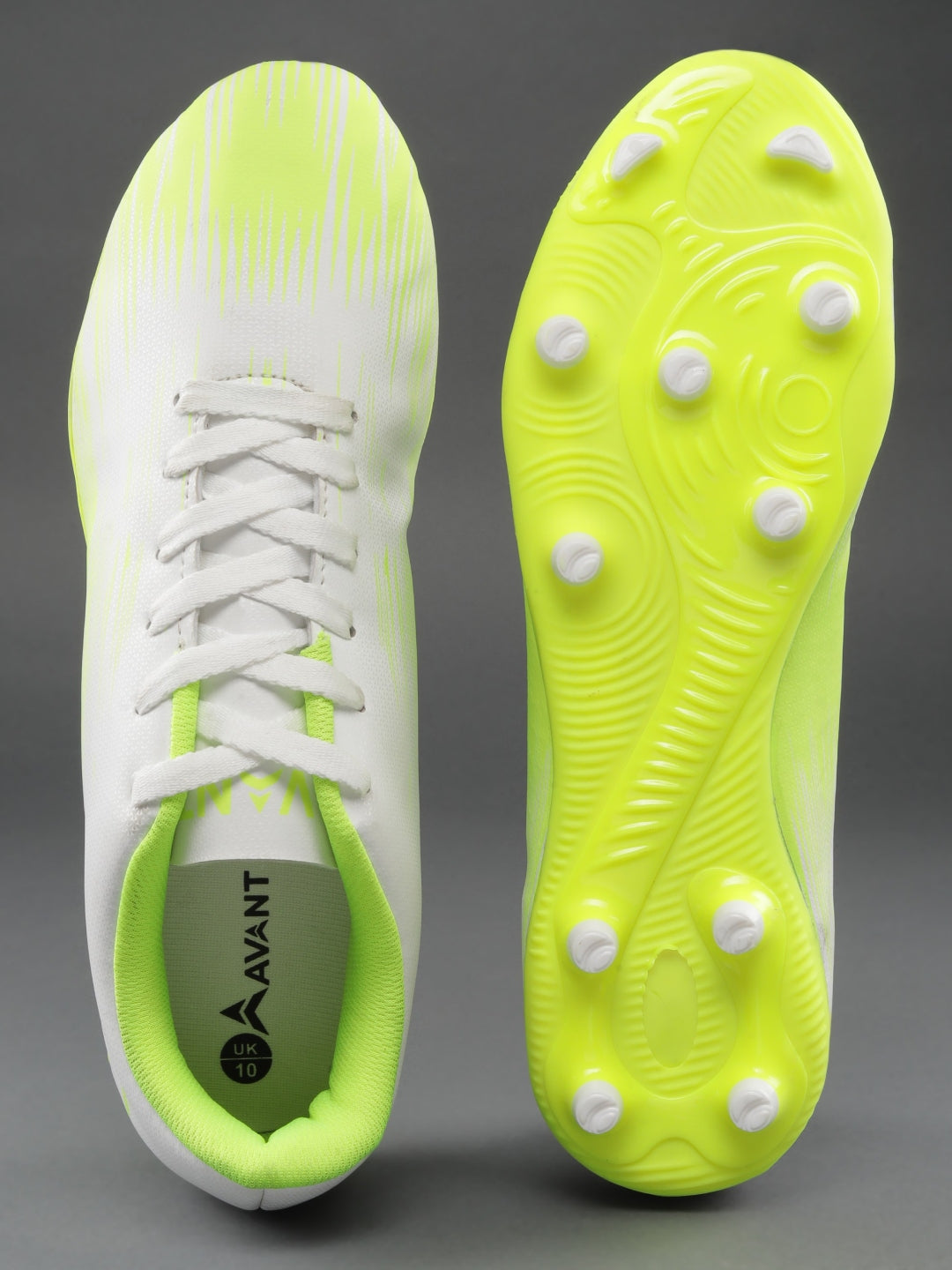 Avant Men's PrimeStrike Football Shoes - White/Green