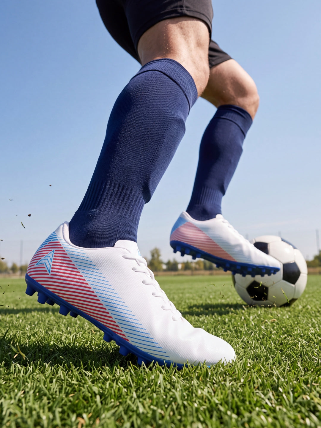 Avant Men's MatchStride Football Shoes - White/Red