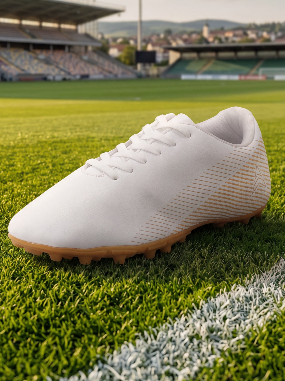 Avant Men's MatchStride Football Shoes - White/Gold