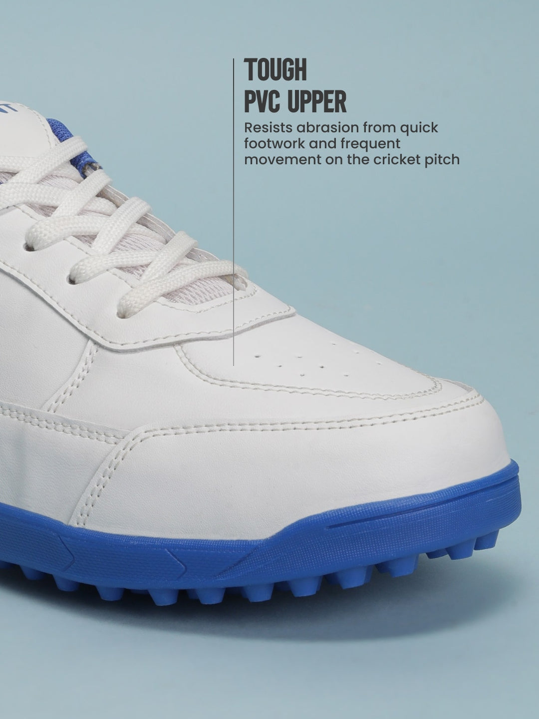 Avant Men's CreaseForce Cricket Shoes - White/Blue