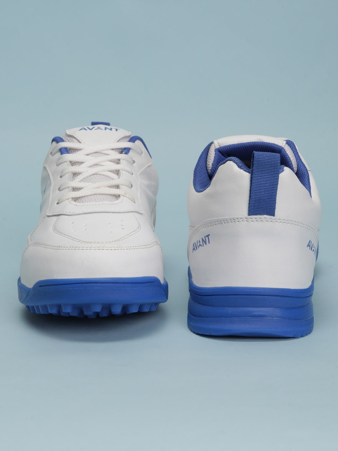 Avant Men's CreaseForce Cricket Shoes - White/Blue