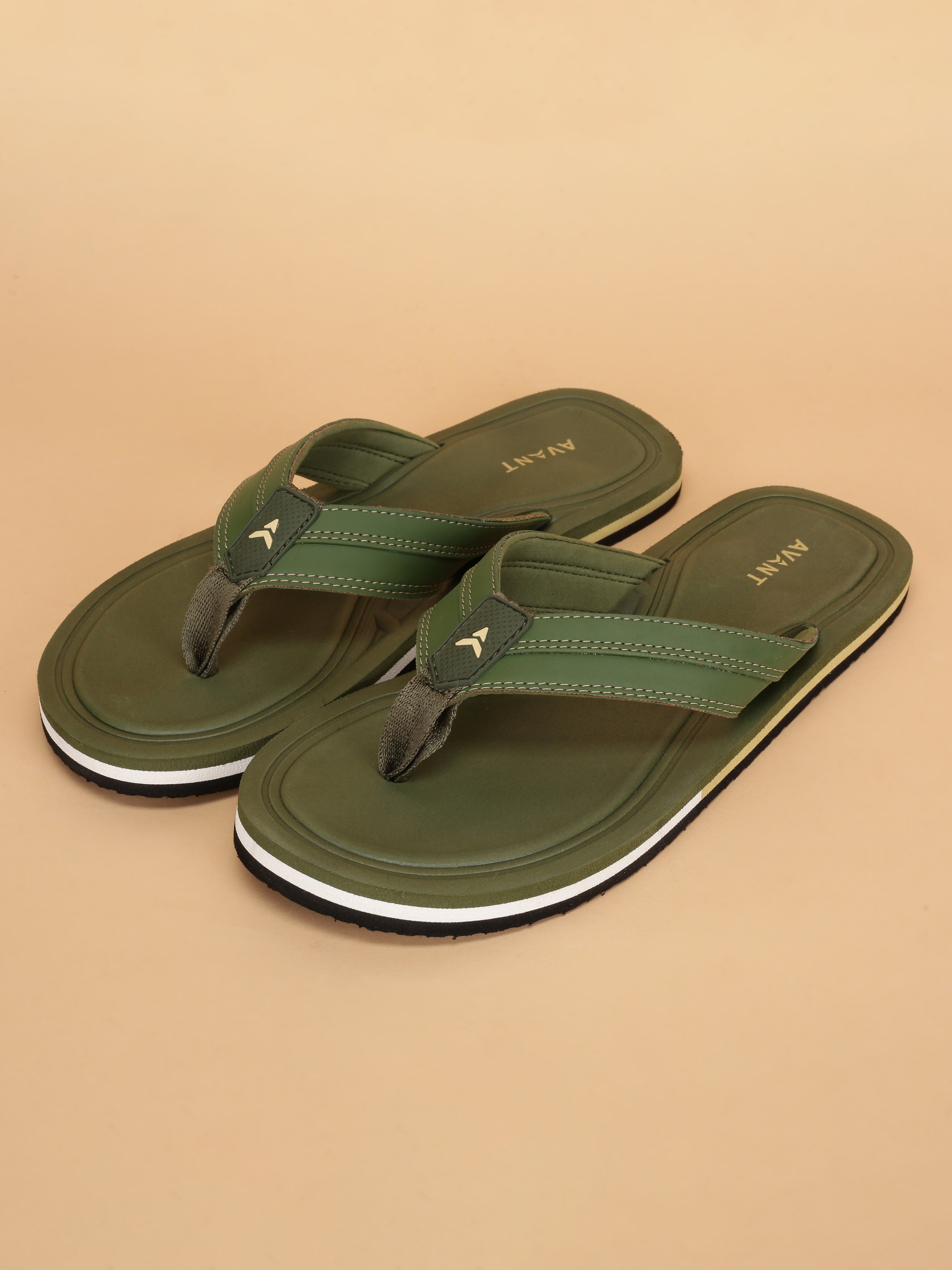 Avant Men's Flint Flip Flops - Olive
