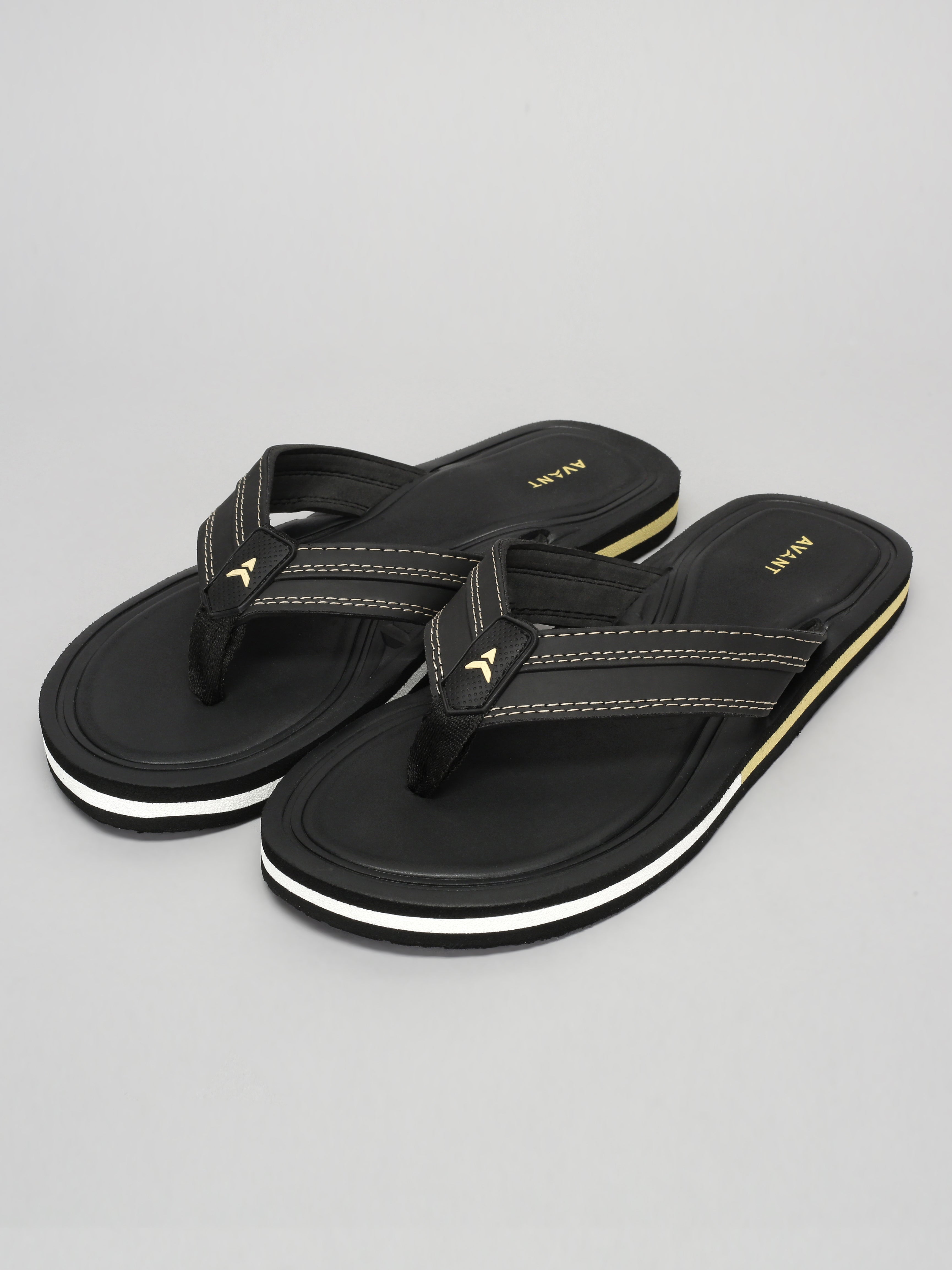 Avant Men's Flint Flip Flops - Black