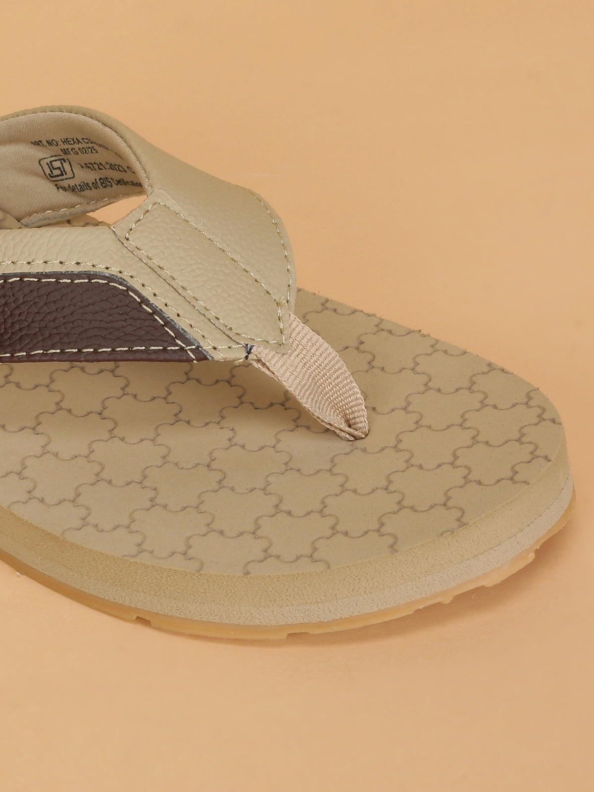 cult Men's Hexa Flip Flops - Beige