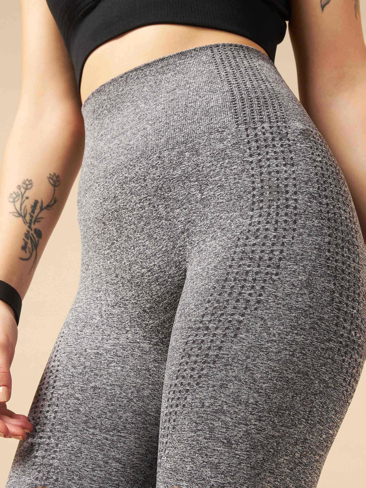 Dark Grey Seamless Contour Leggings