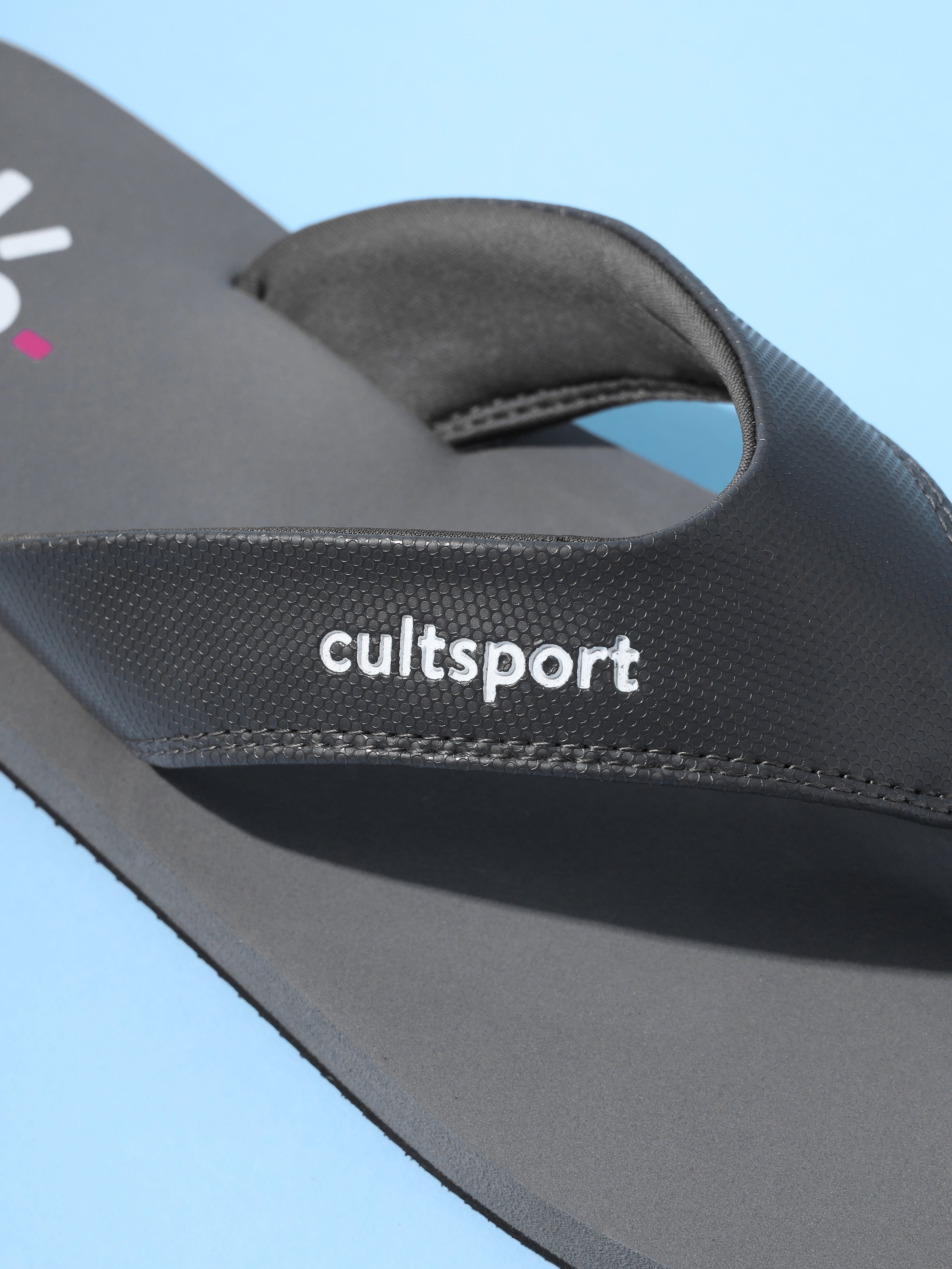 cult Repose Sweat Absorbing EVA Flip Flops - Dark Grey