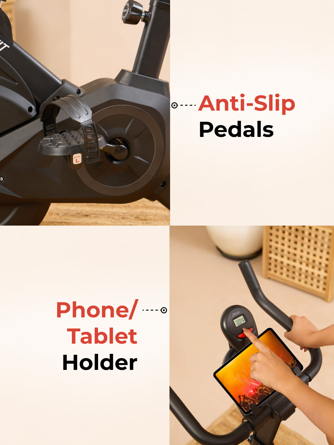 FK7002 Spinbike | 6kg Flywheel | Max Weight: 120Kg | Black (6 months warranty + 6 months extended warranty)