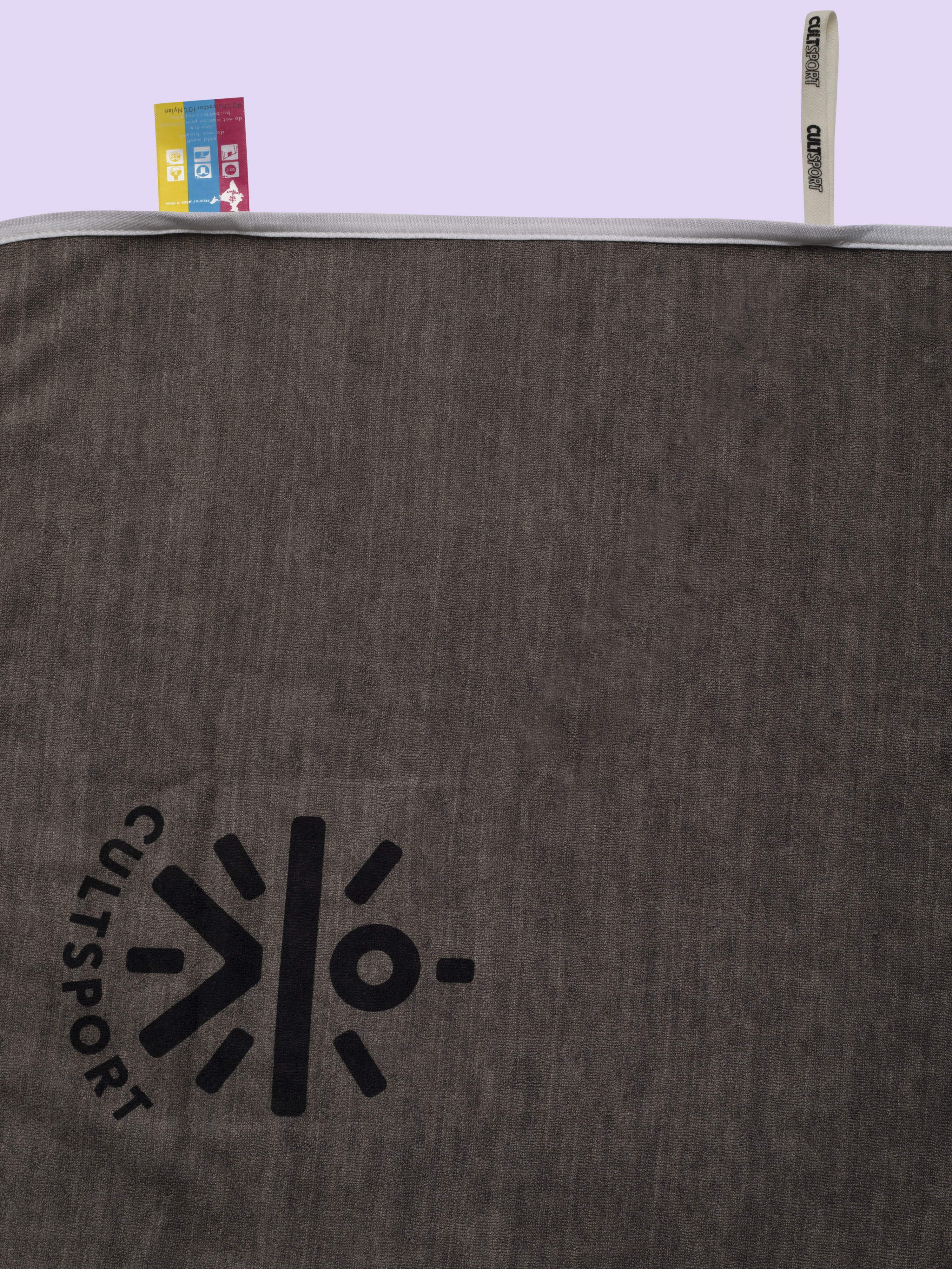 Castal Rock Grey Microfibre Gym Towel