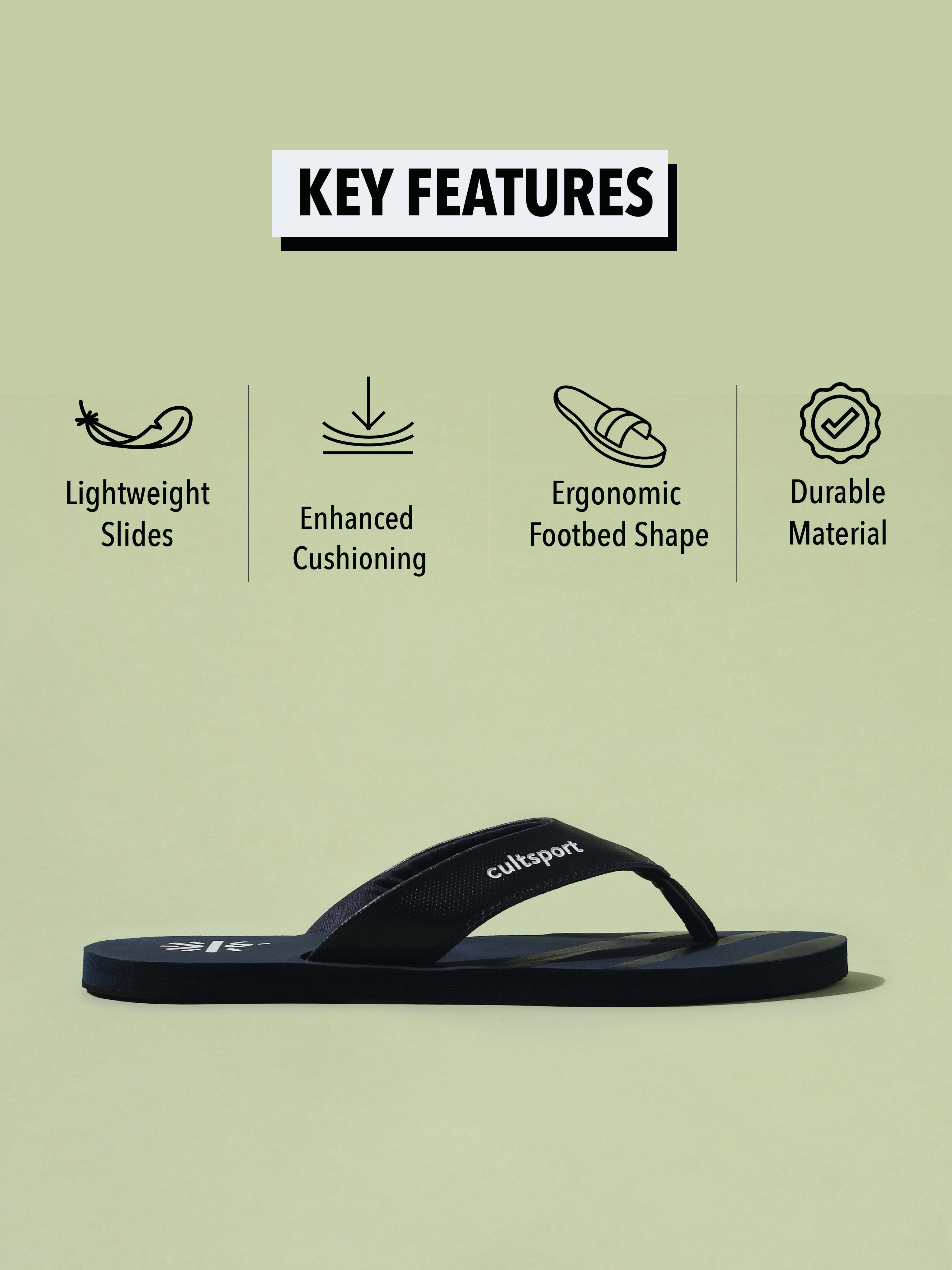cult Wave Sweat Absorbing EVA Flip Flops
