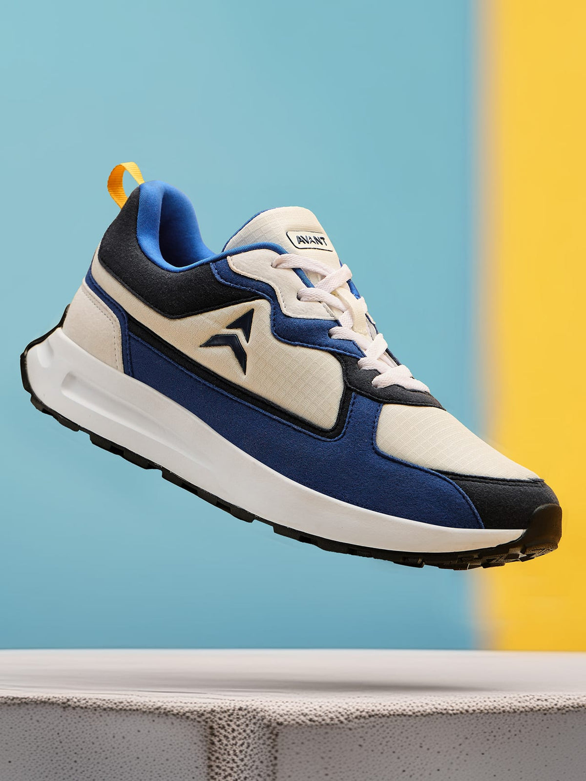 Avant Men's Waffle Max Sneaker Shoes - Blue/White