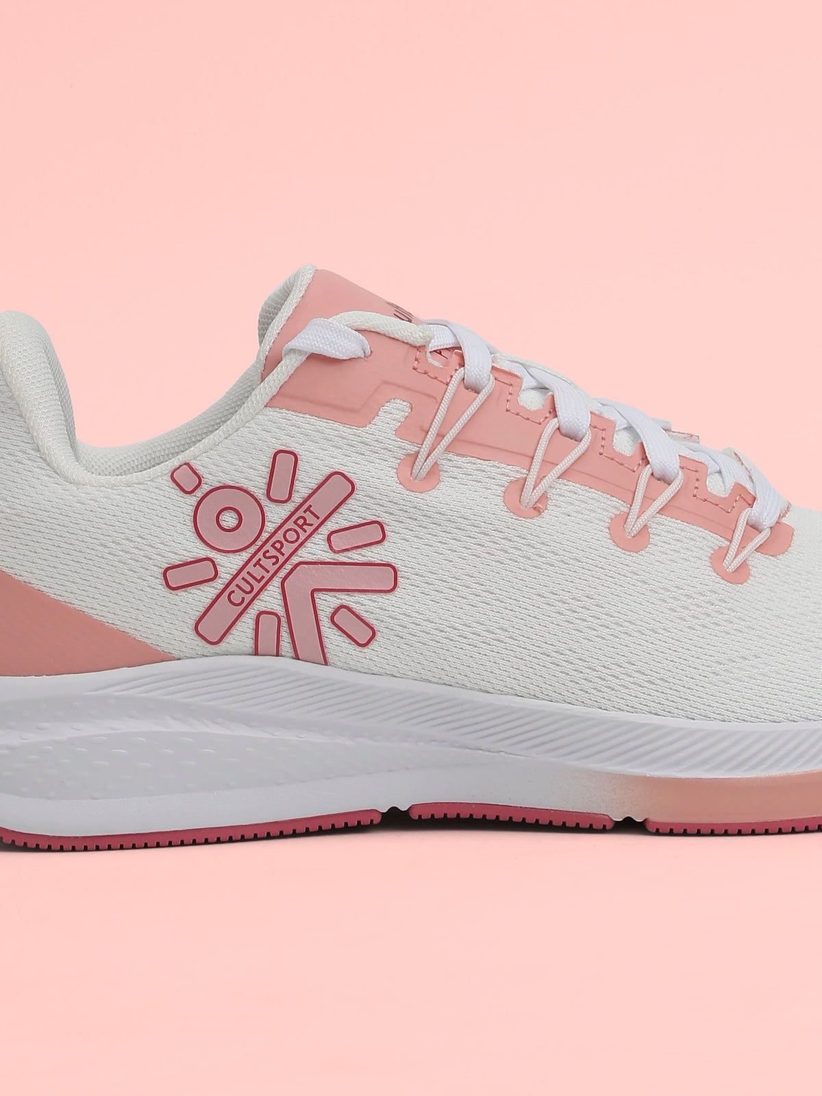 cult Firebird Women Running Shoes - White/Peach