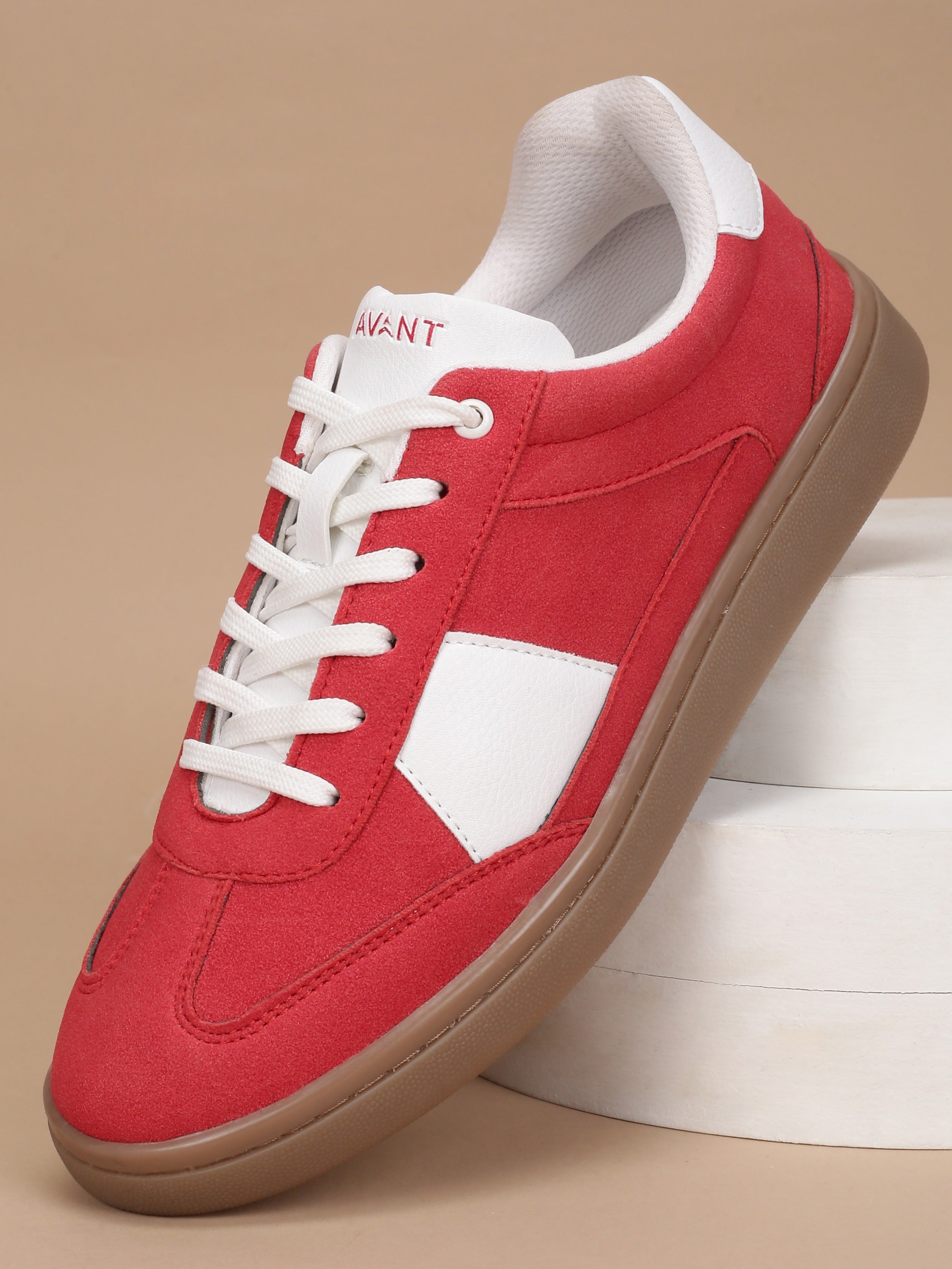 Avant Women's Arche Sneakers - Red/White