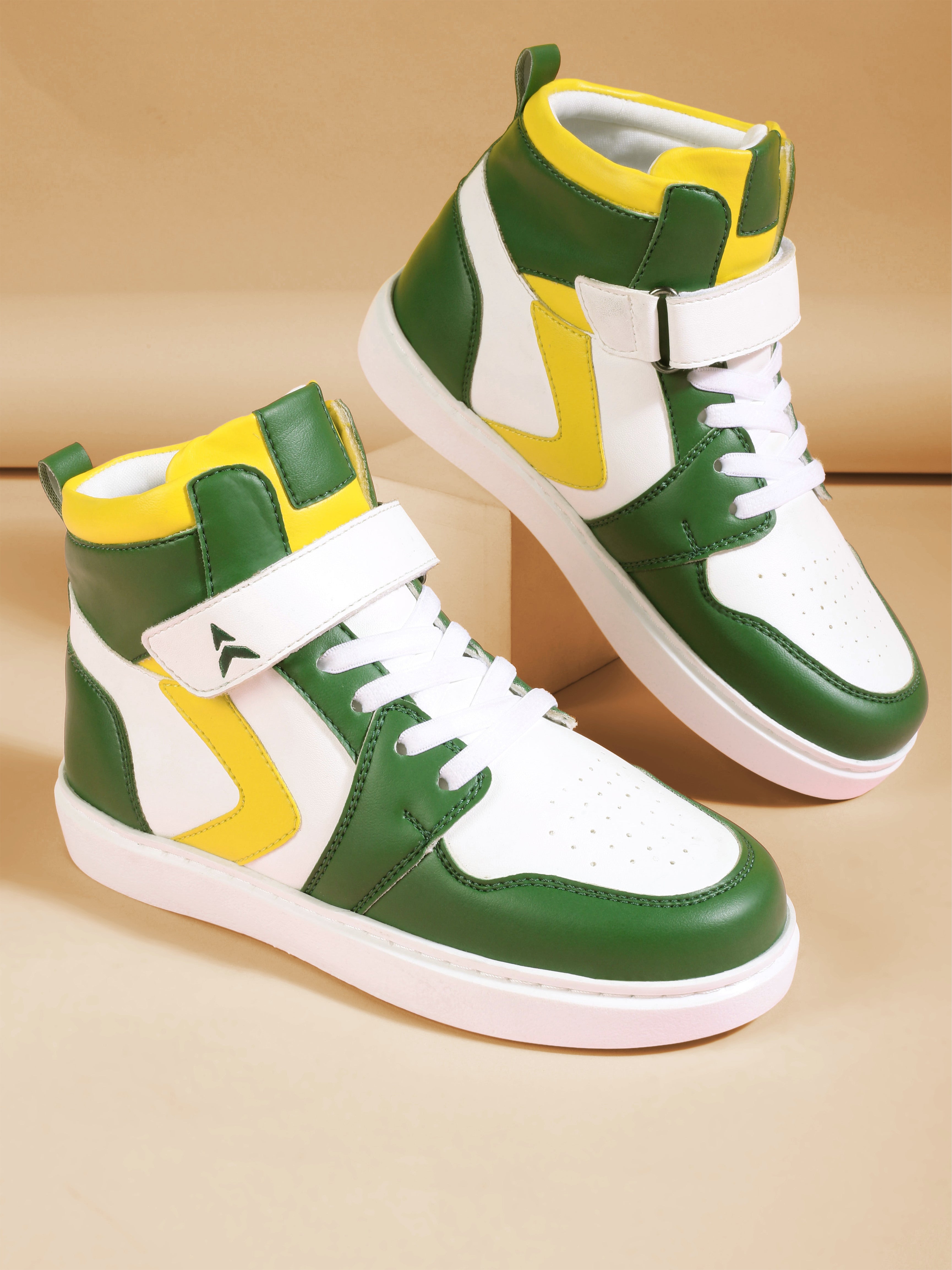 Avant Kids MiniMaverick Sneaker - Green/Yellow