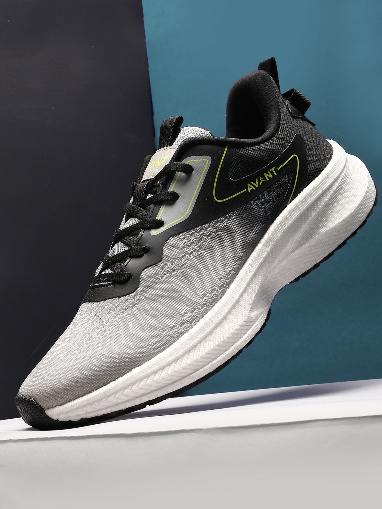 Avant Men's Punch Running Shoes - L.Grey/Black