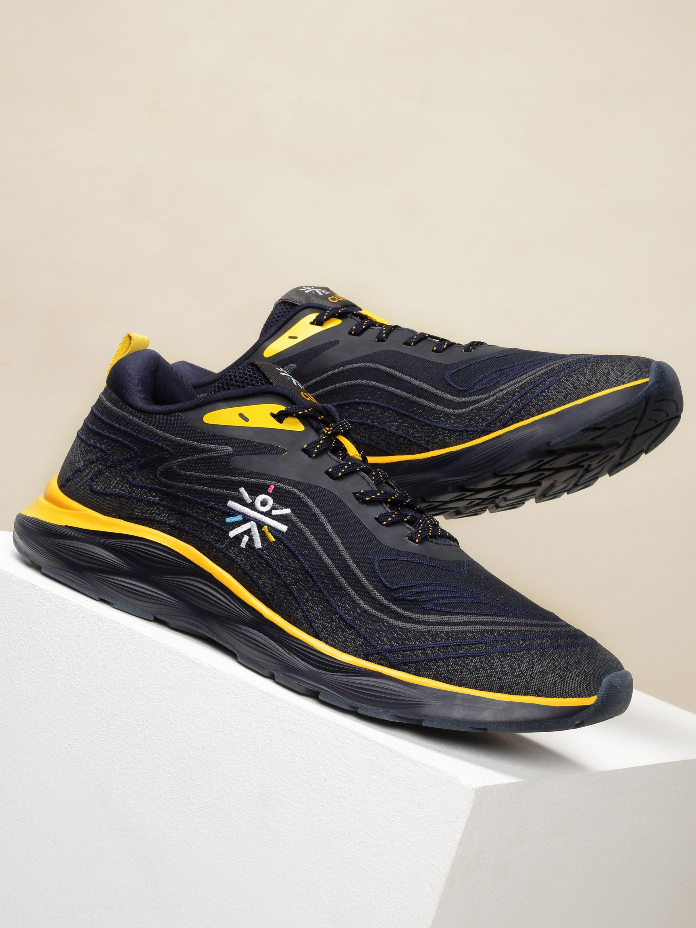 cult Men's DynamicWave Running Shoes - Navy