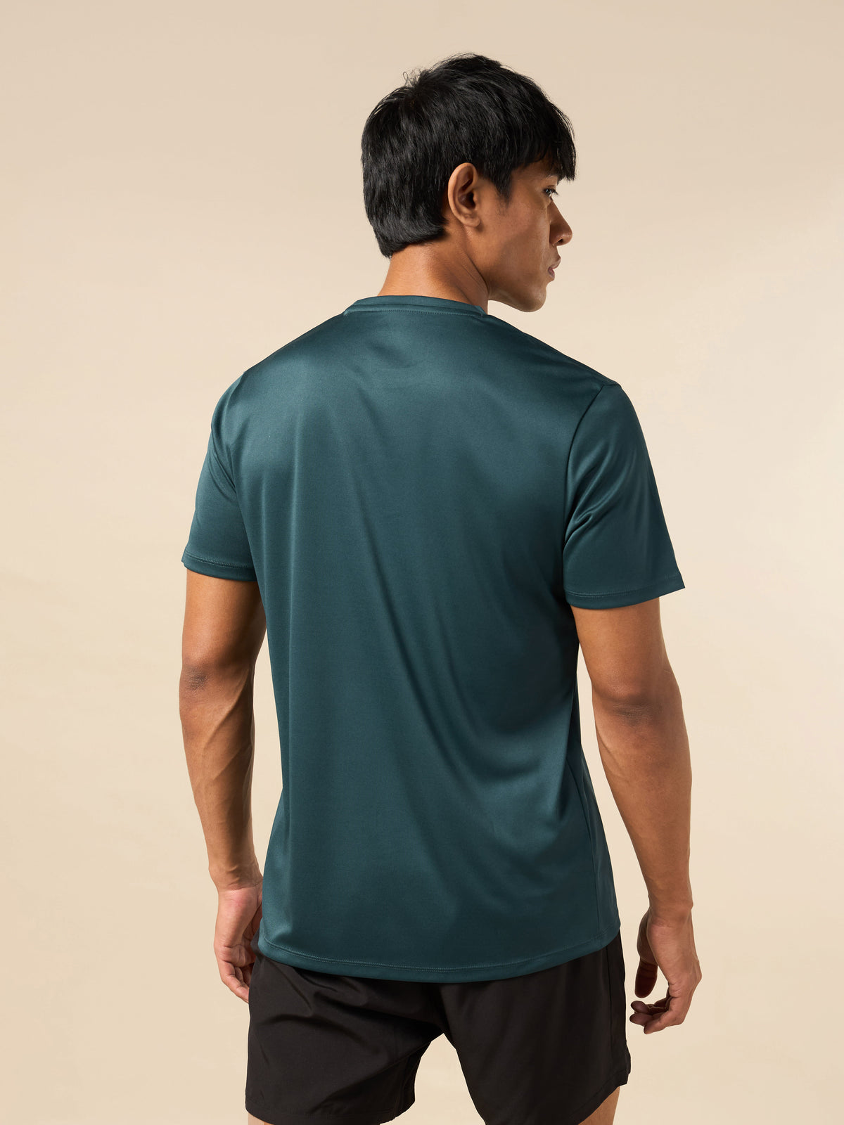 Men's Blue Brand Carrier Print T-shirt