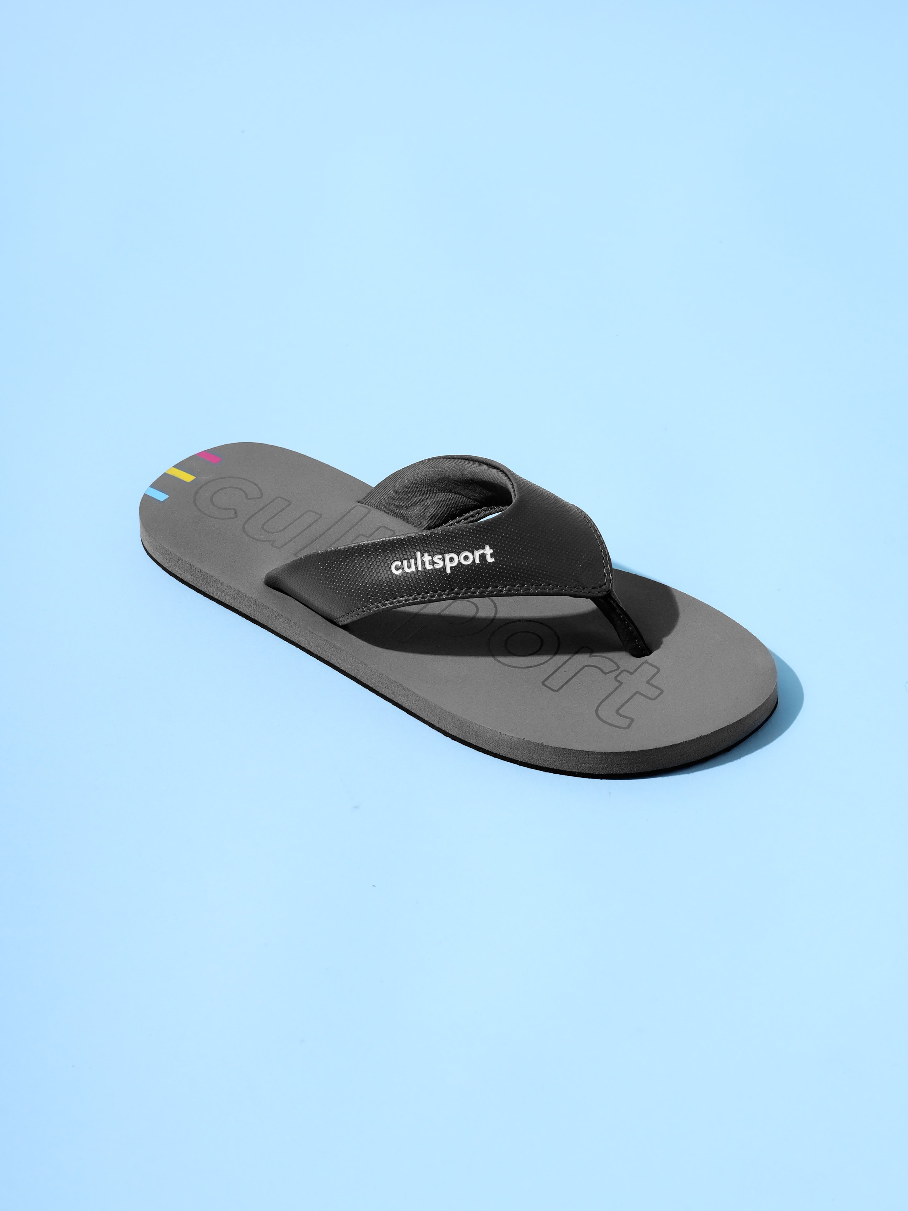 cult Glide Sweat Absorbing EVA Flip Flops - Dark Grey