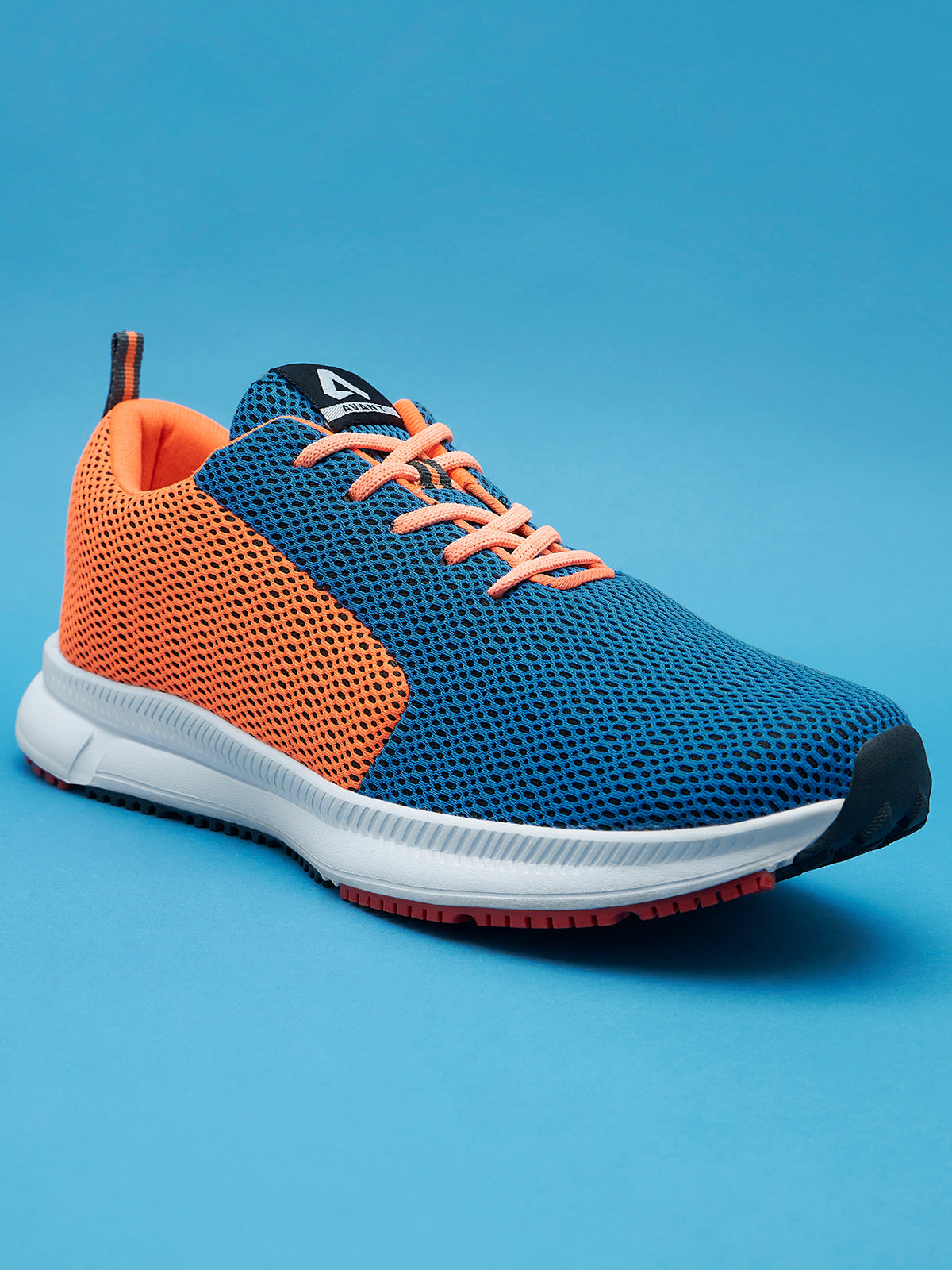 Avant Men's Lightweight Running & Walking Shoes - Navy/Orange