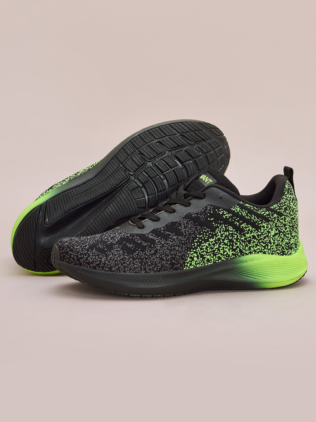 Avant Men's Pebble Running Shoes - Black/Green