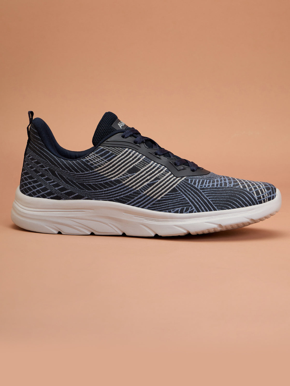 Avant Men's WalkRite Walking Shoes - Navy Blue