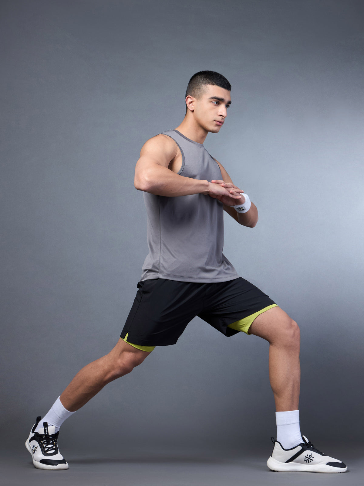 Men's Black Run Elevate Shorts