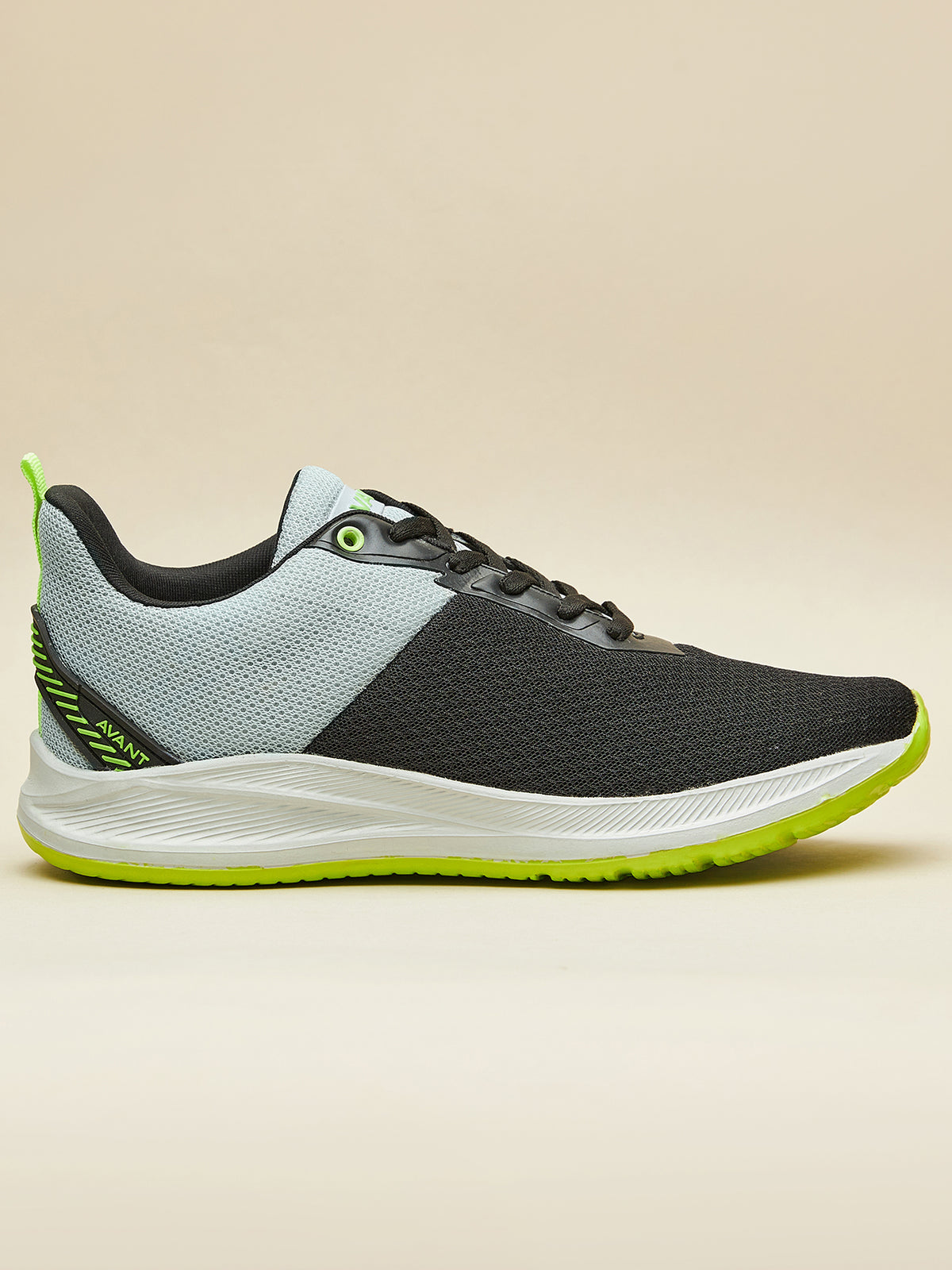 Avant Men's Racer Walking Shoes-L.Grey/Black