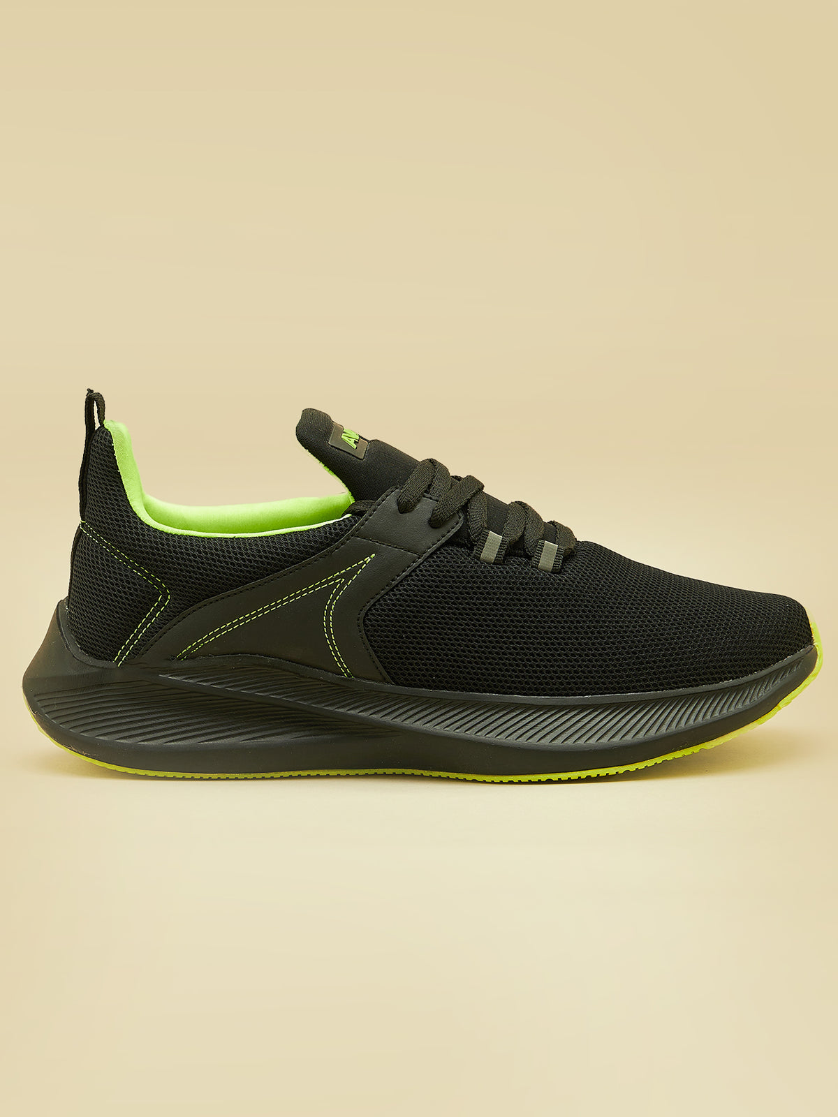 Avant Mens Ultra Flex Walking Shoes, TPR outsoles, Black
