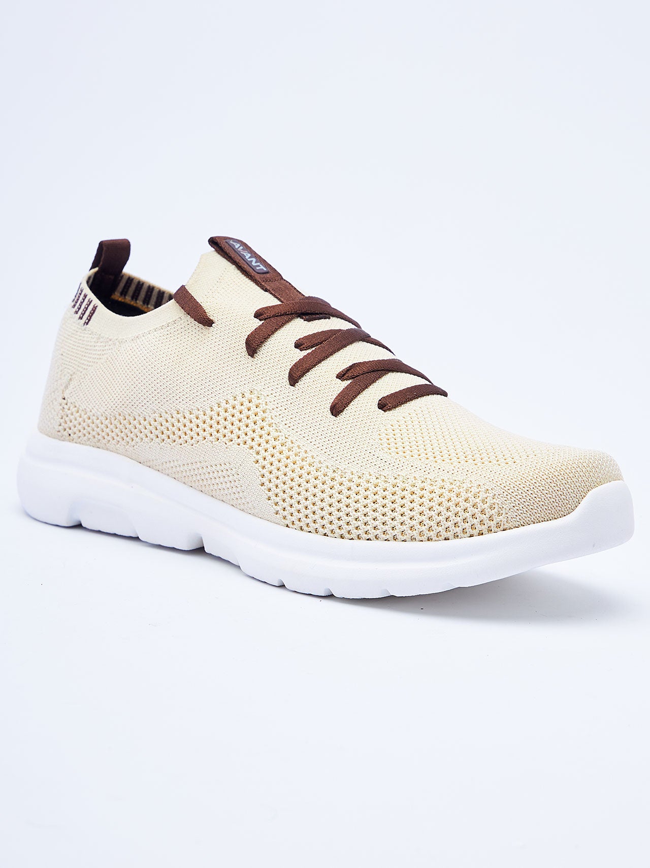 Avant Men's Everglide Running Shoes-Cream