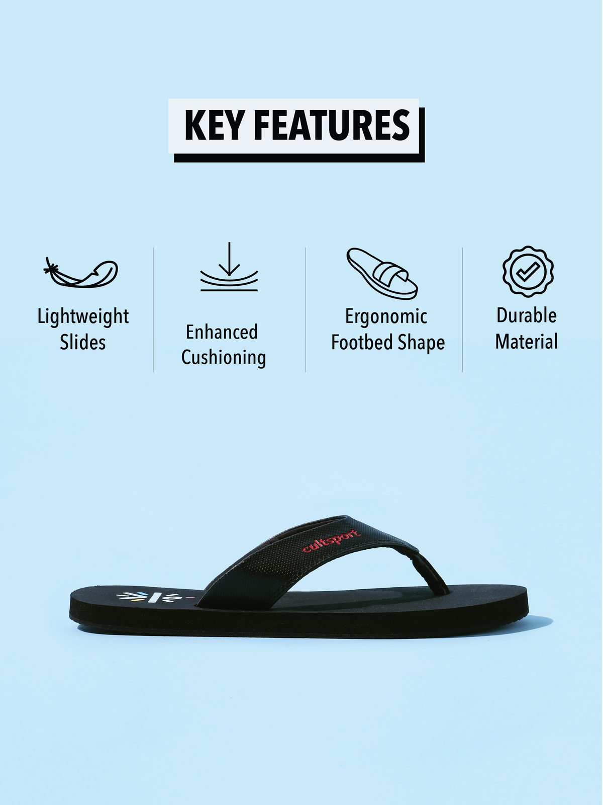 cult Repose Sweat Absorbing EVA Flip Flops