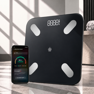 cult Smart Body Fat Scale, US FDA Approved, 20+ Parameters, BMI, 10 members, Bluetooth Weight Machine, Body Fat Analyzer, LED Display.