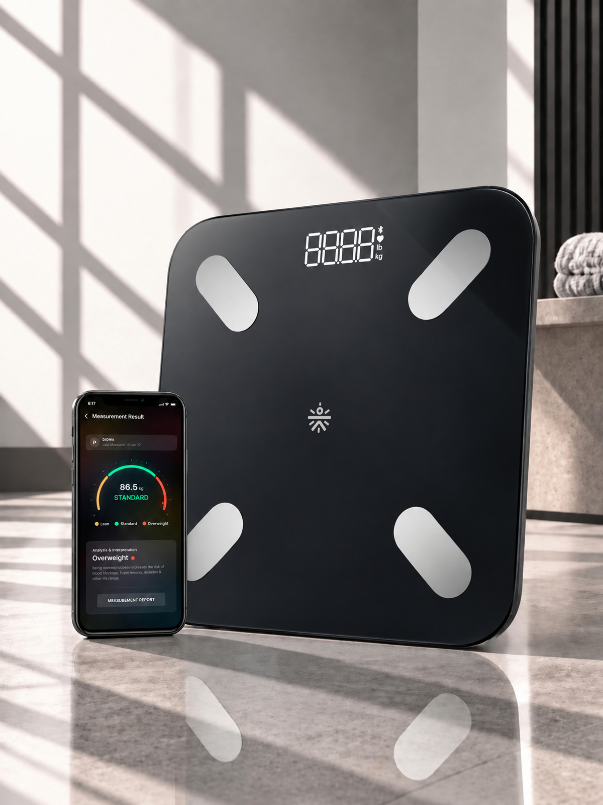 cult Smart Body Fat Scale, US FDA Approved, 20+ Parameters, BMI, 10 members, Bluetooth Weight Machine, Body Fat Analyzer, LED Display.
