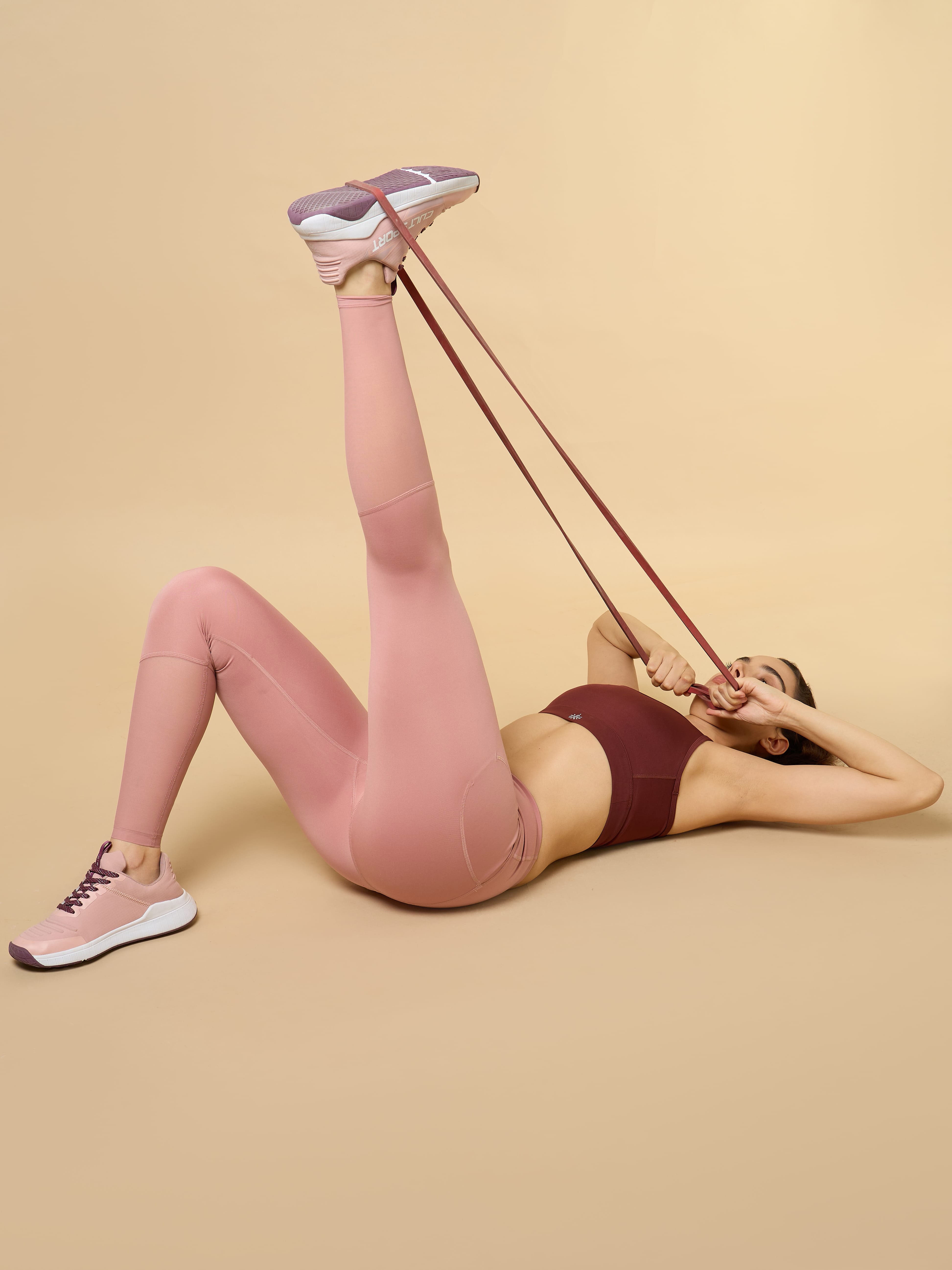 Women's Pink High Energy Training COMFlex Tights